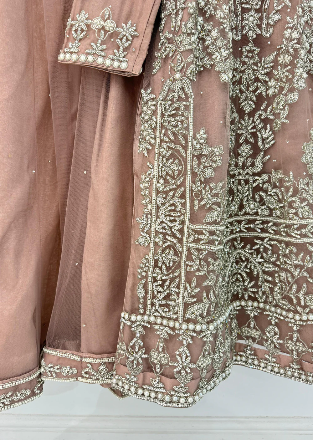 RH2111 Aaina - Pink Fancy Net Outfit - Image 8