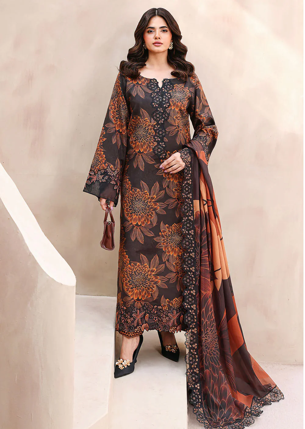 RMSHT-02 - Readymade - Ramsha Naqsh Raw Silk Vol 2 2026