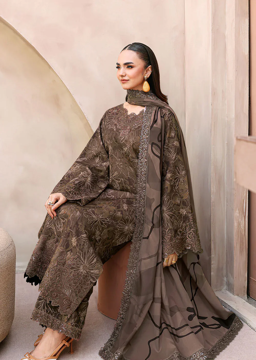 RMSHT-08- Readymade - Ramsha Naqsh Raw Silk Vol 2 2026 - Image 4