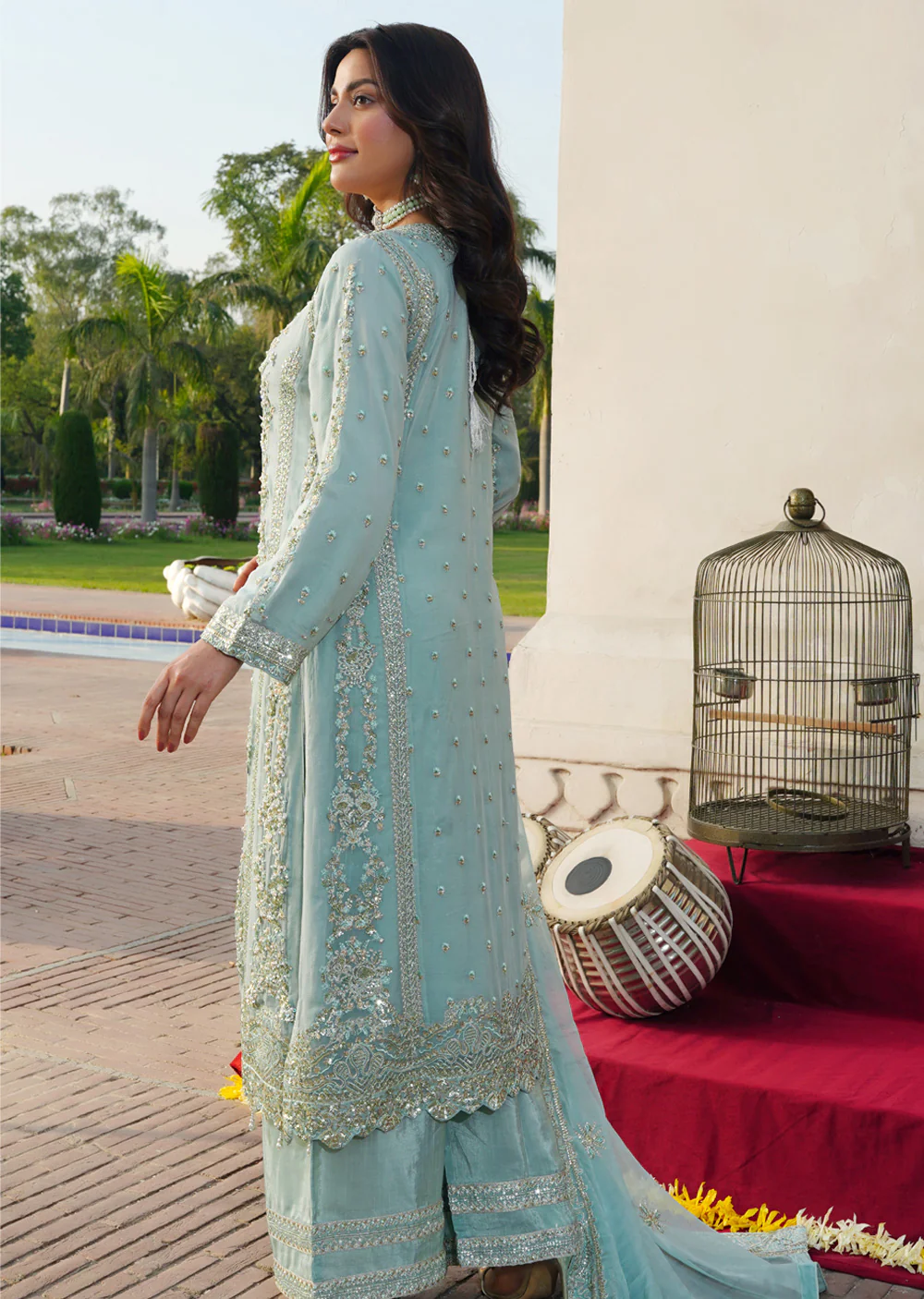 RMW-1520 - Readymade Partywear Chiffon Suit 2025 - Image 7