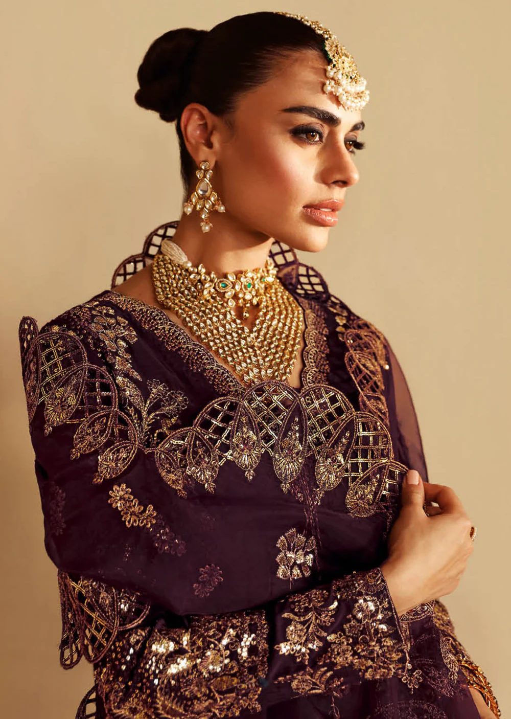 S-06-R - Khushbu - Readymade - Shagna Premium Raw Silk 2024 - Image 3