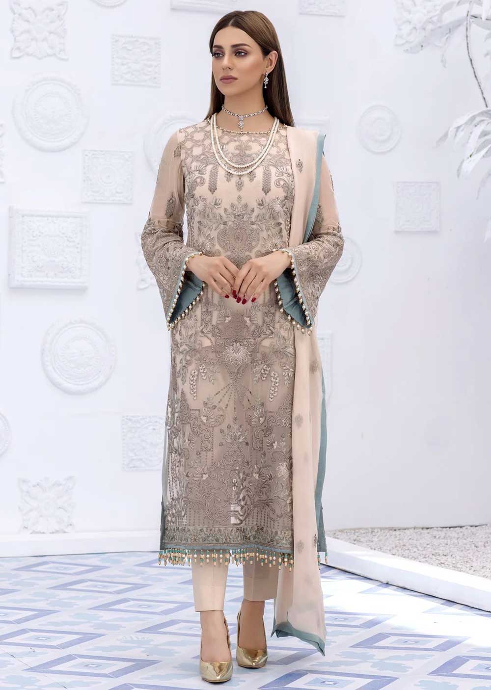 S-803 - Honey Peach - Readymade Flossie Suit