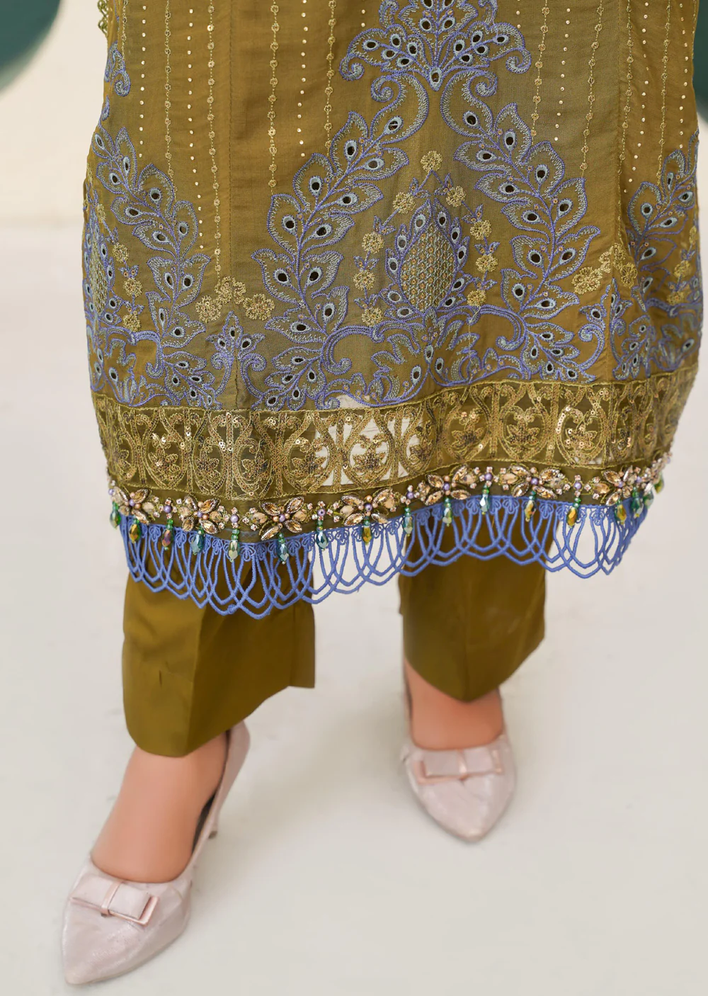 SAJN-02 Readymade - Sajni Organza Net Collection 2025 - Image 2