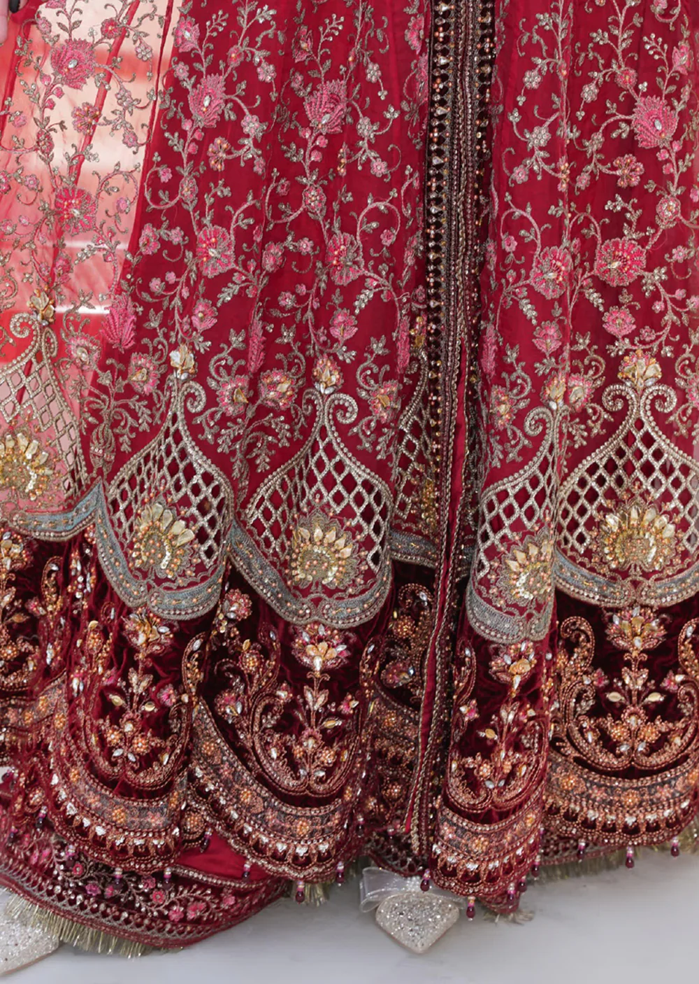 SAJN-06 - Red - Readymade - Sajni Organza Net Collection 2025 - Image 4