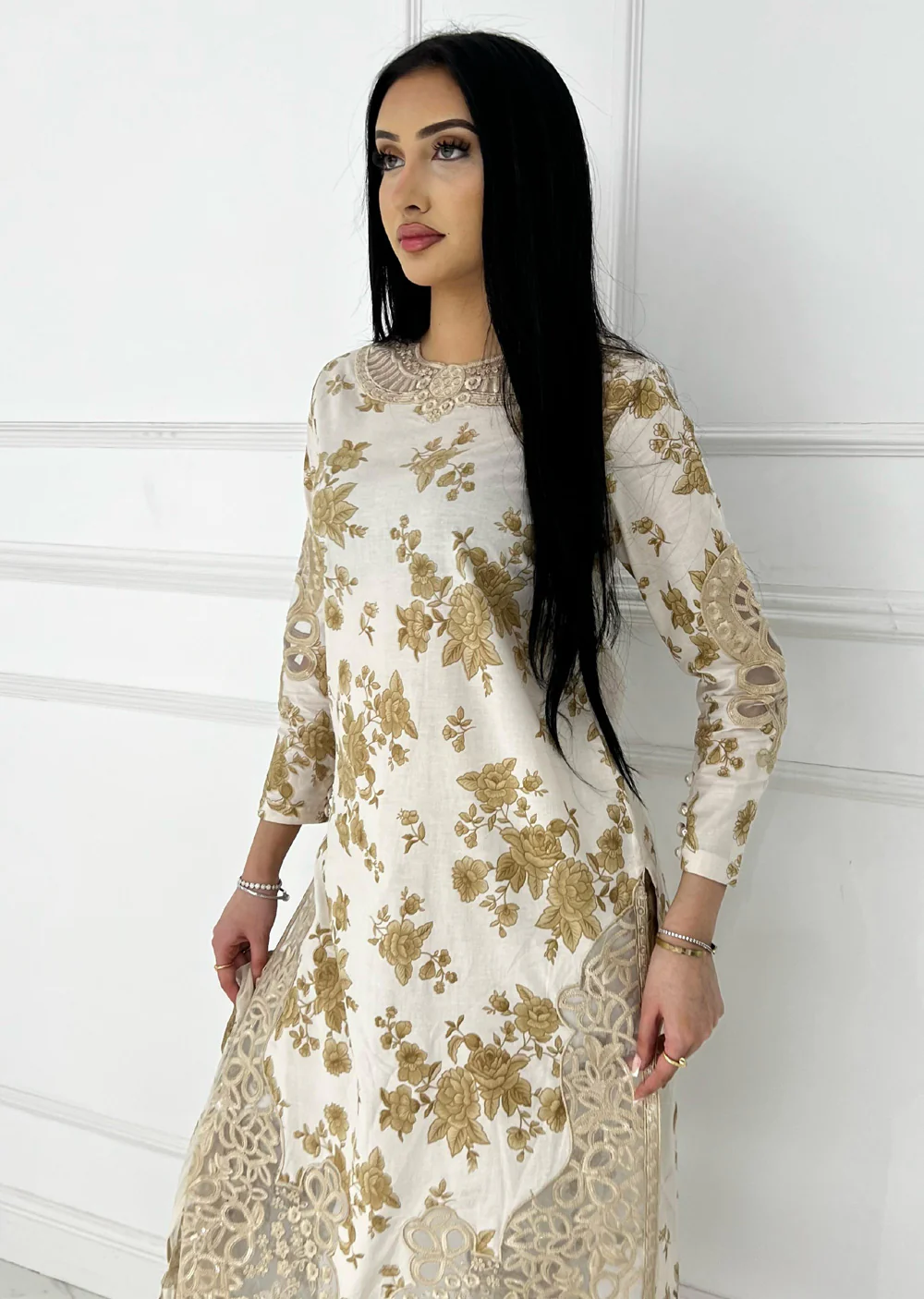 SBMT-06 - Shaila White - Readymade - 2 Piece Sahiba by Mirza Suit 2025 - Image 2