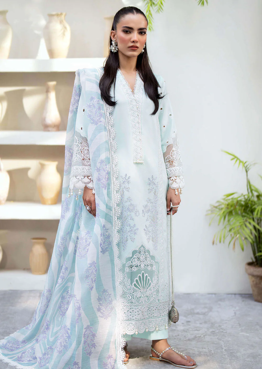 SDKH-09 - Meraki - Readymade- Luxe Lawn Eid Collection 2024