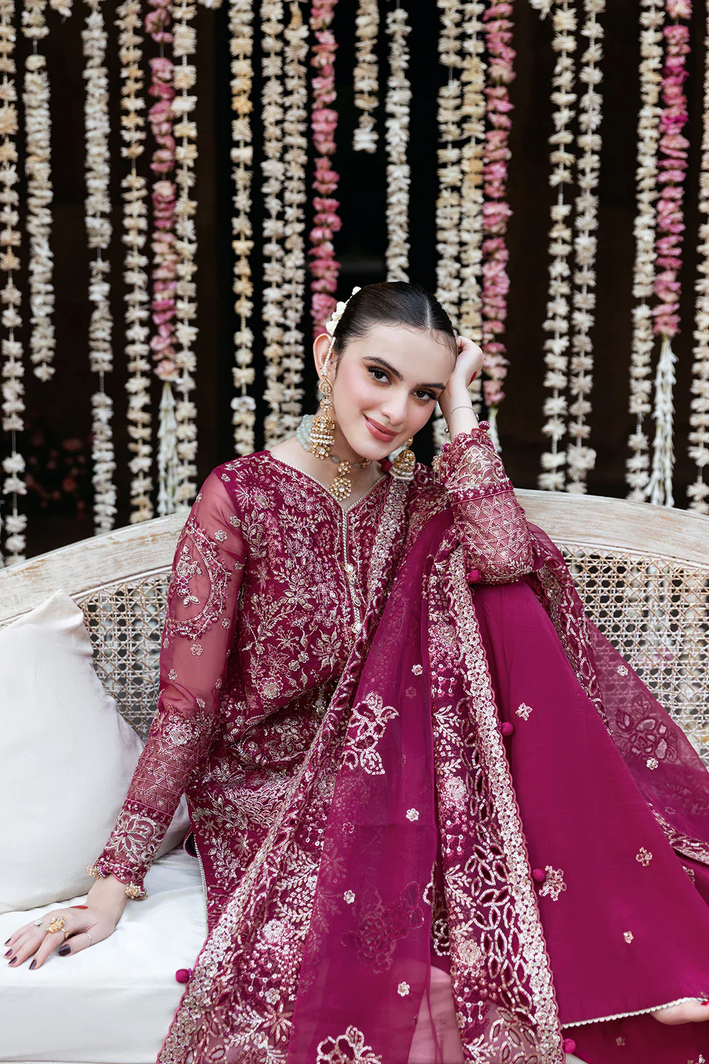 SF-03- MAHER- Readymade - Mehfil by Shagna Ramsha Luxury Chiffon Collection 2025 - Image 5
