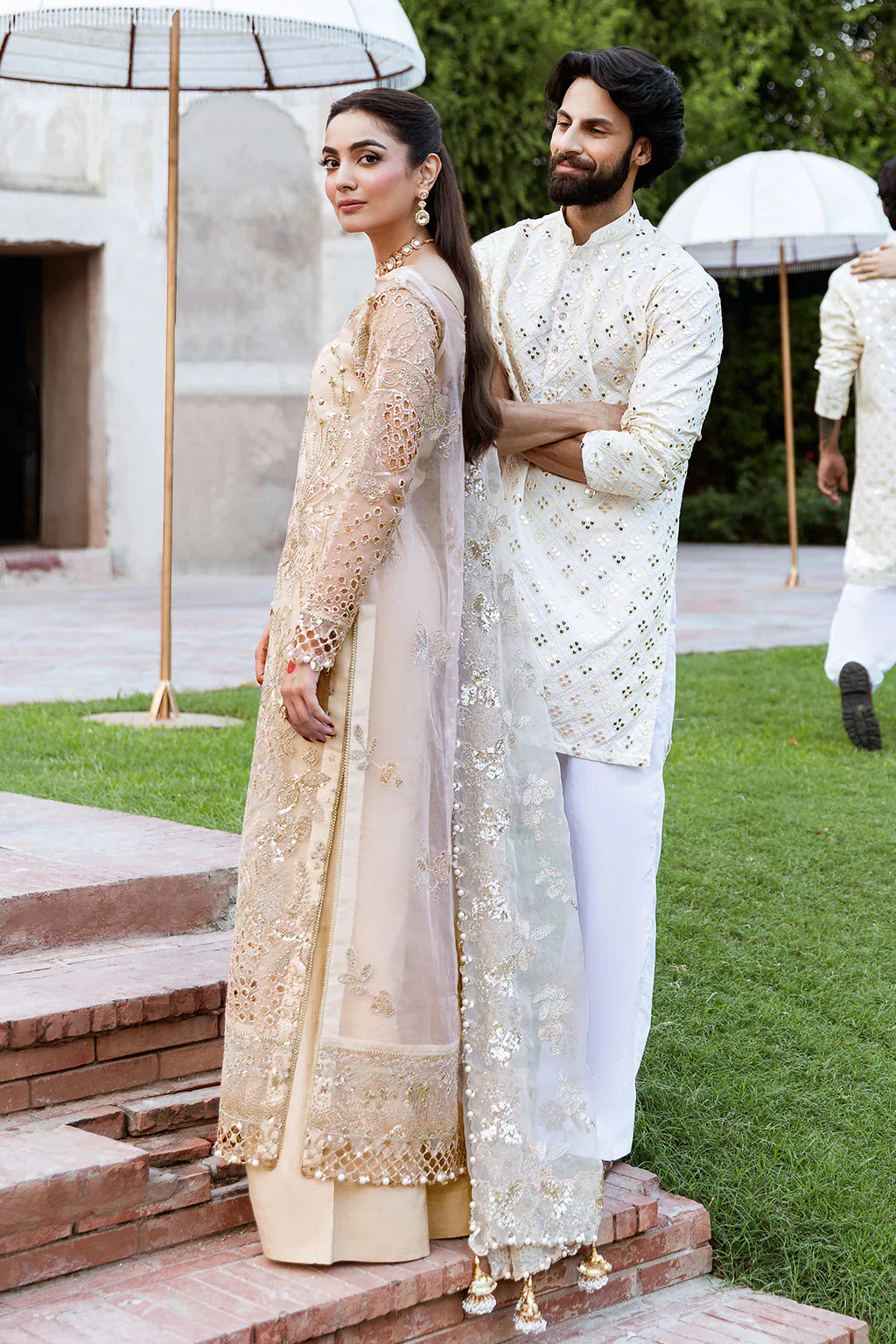 SF-05- SUNDAL- Readymade - Mehfil by Shagna Ramsha Luxury Chiffon Collection 2025 - Image 5