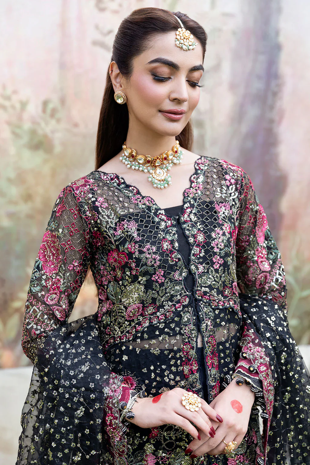 SF-08-KAJAL Readymade - Mehfil by Shagna Ramsha Luxury Chiffon Collection 2025 - Image 2