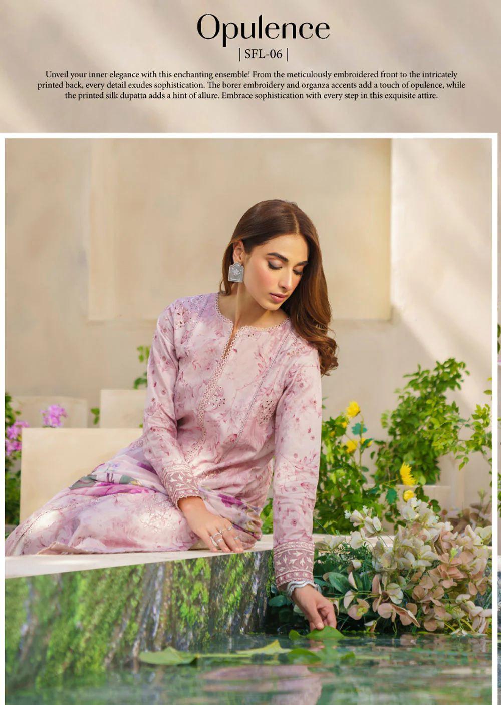 SFL-06 - Unstitched - Festive Lawn Collection by Iznik 2024 - Image 3