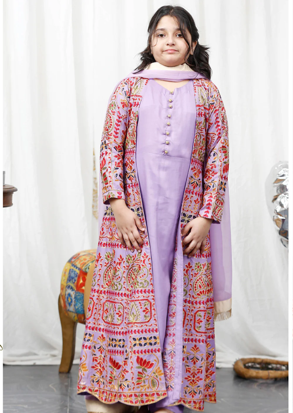SFSH-02 - Readymade - Eid Ke Rang Mother & Daughter by Sofia Khas 2025 - Image 15