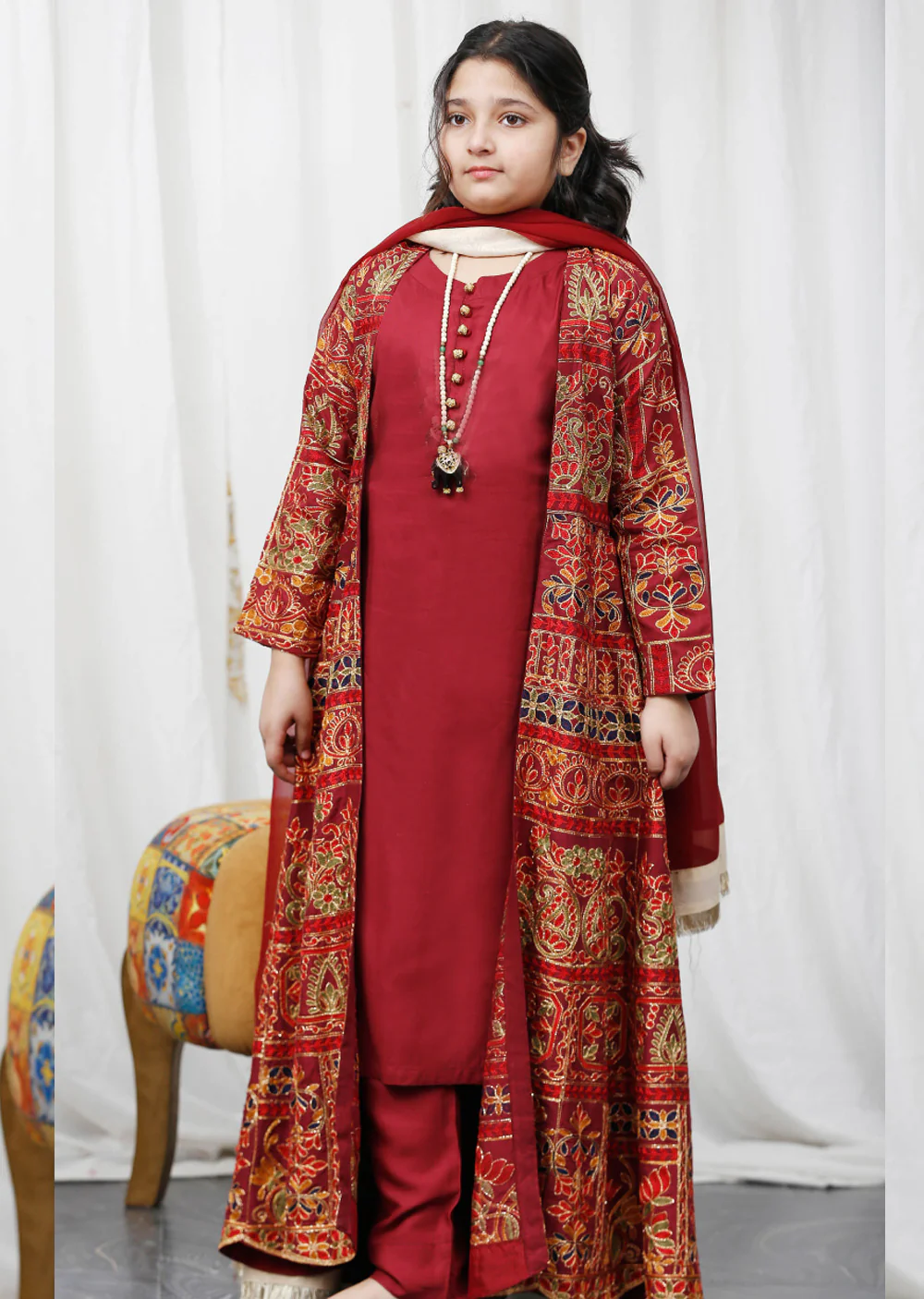 SFSH-02 - Readymade - Eid Ke Rang Mother & Daughter by Sofia Khas 2025 - Image 25