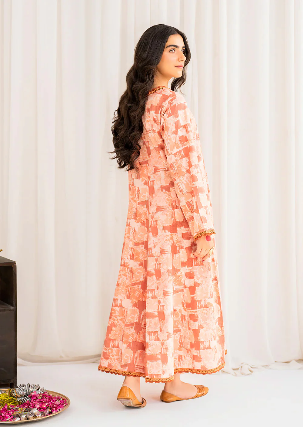 Shafaq - Readymade 3 Piece Garnet Suit - Image 2