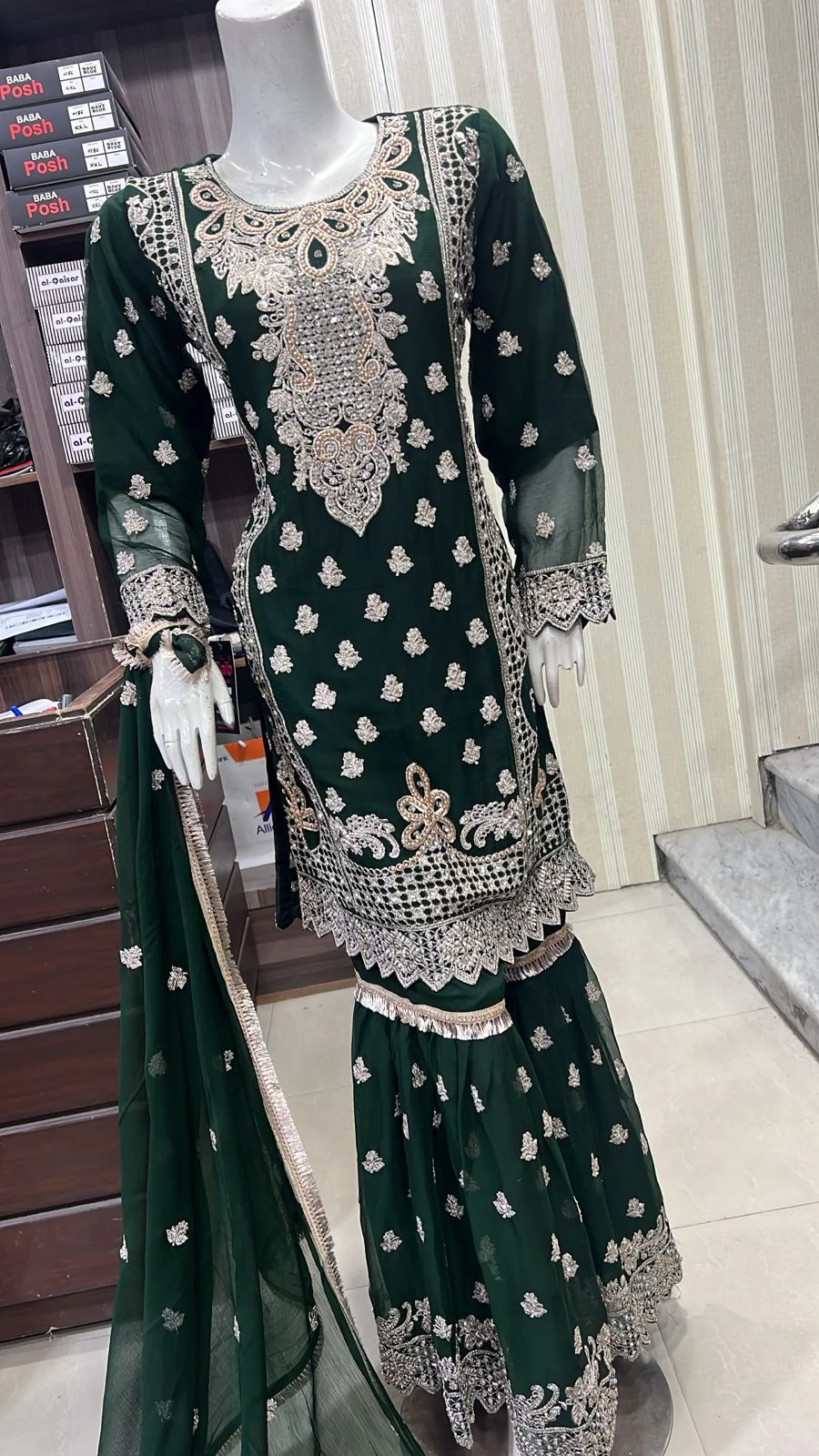 Shaz1706 - Readymade - Chiffon - Mummy n Me Outfit - Image 13