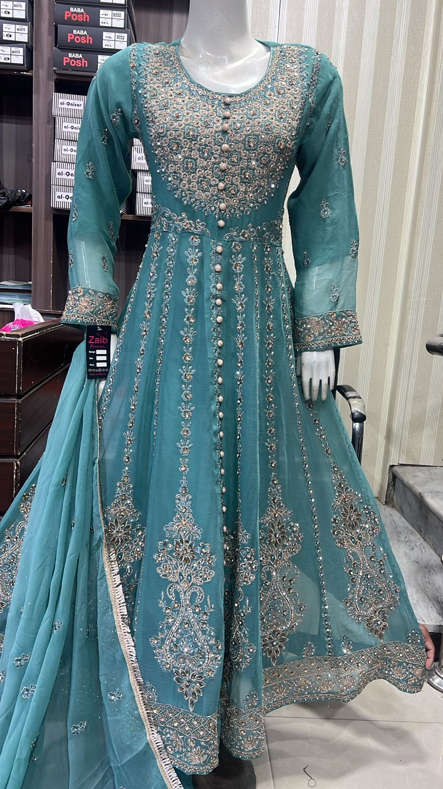 SHAZ1778 - Readymade - Chiffon - Mummy n Me Outfit - Image 15