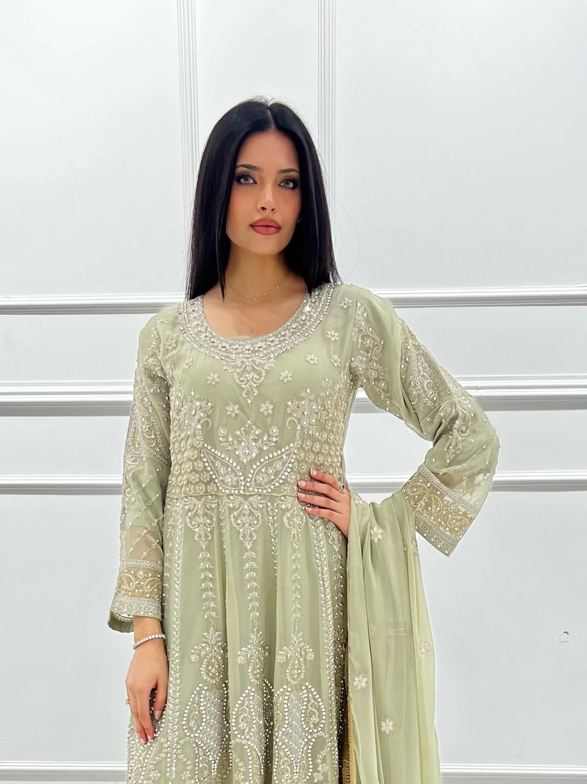 Shaz1835 - Readymade - Chiffon - Mummy n Me Outfit - Image 11