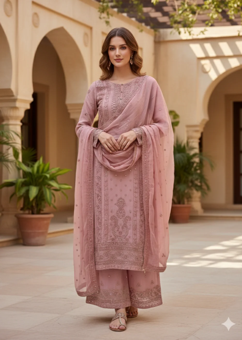 Shaz1908 - Readymade Chiffon Suit