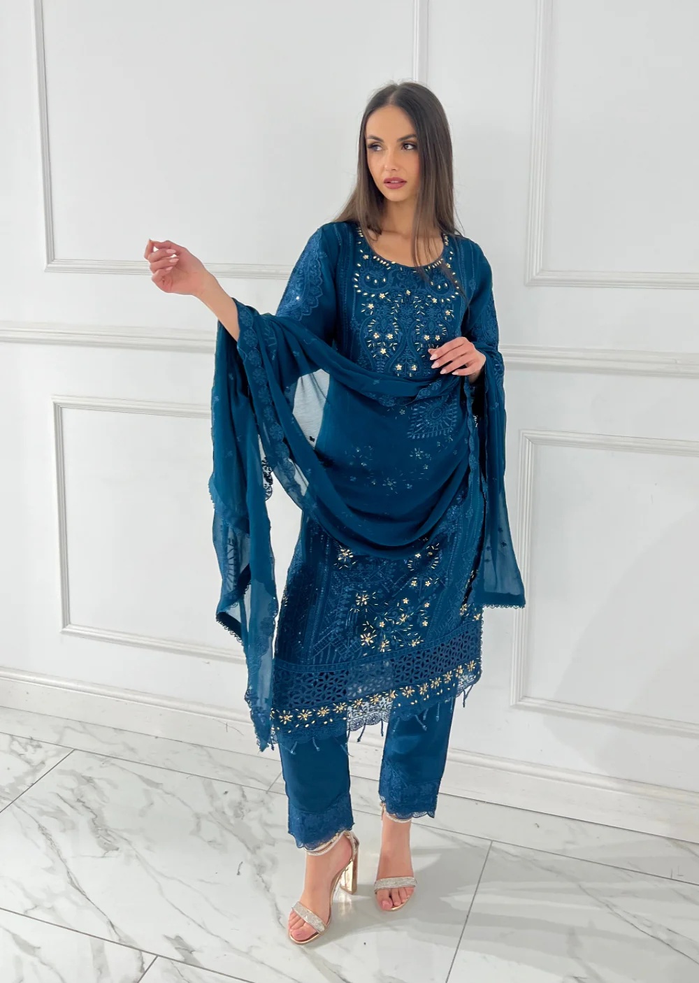 Shaz1912 - Readymade Chiffon Suit