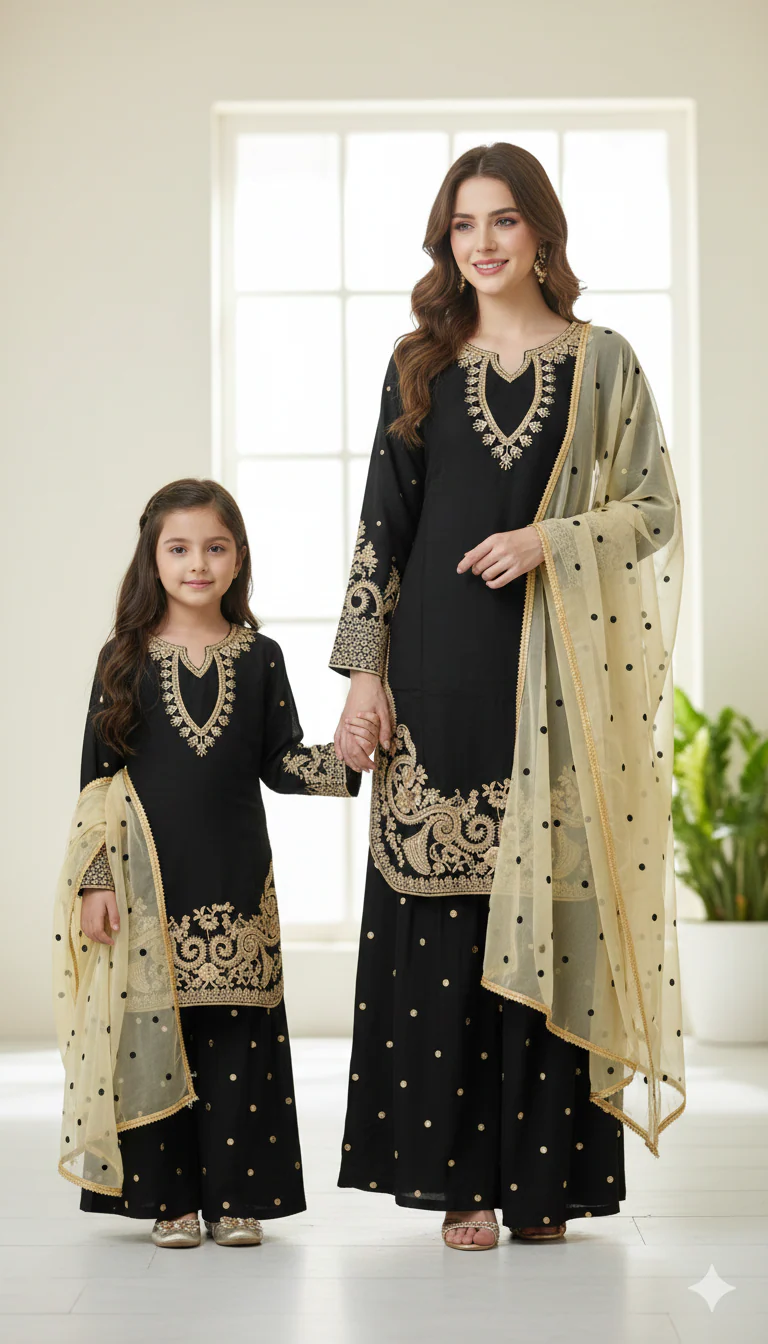 SHAZ1916 - Readymade - Mummy n Me Outfit - Image 5