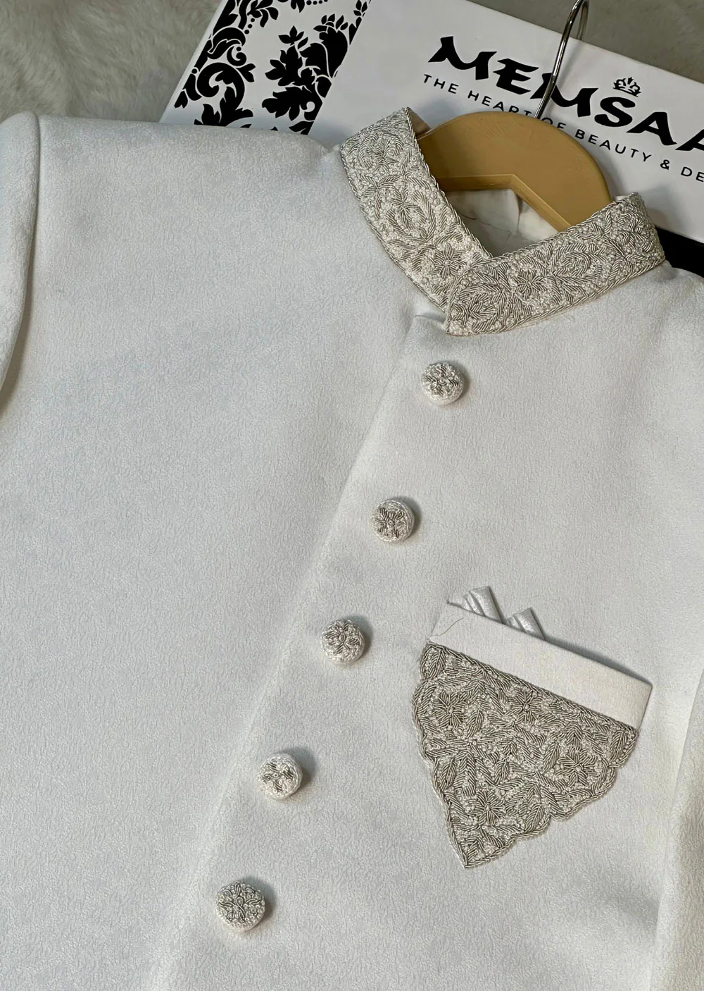 SHR-27 Mens Premium Sherwani - Image 2