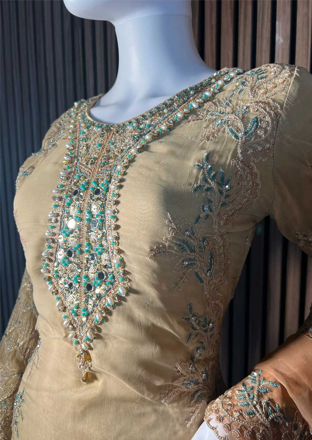 SJN3159 Raeesa - Readymade Chiffon Suit - Image 5
