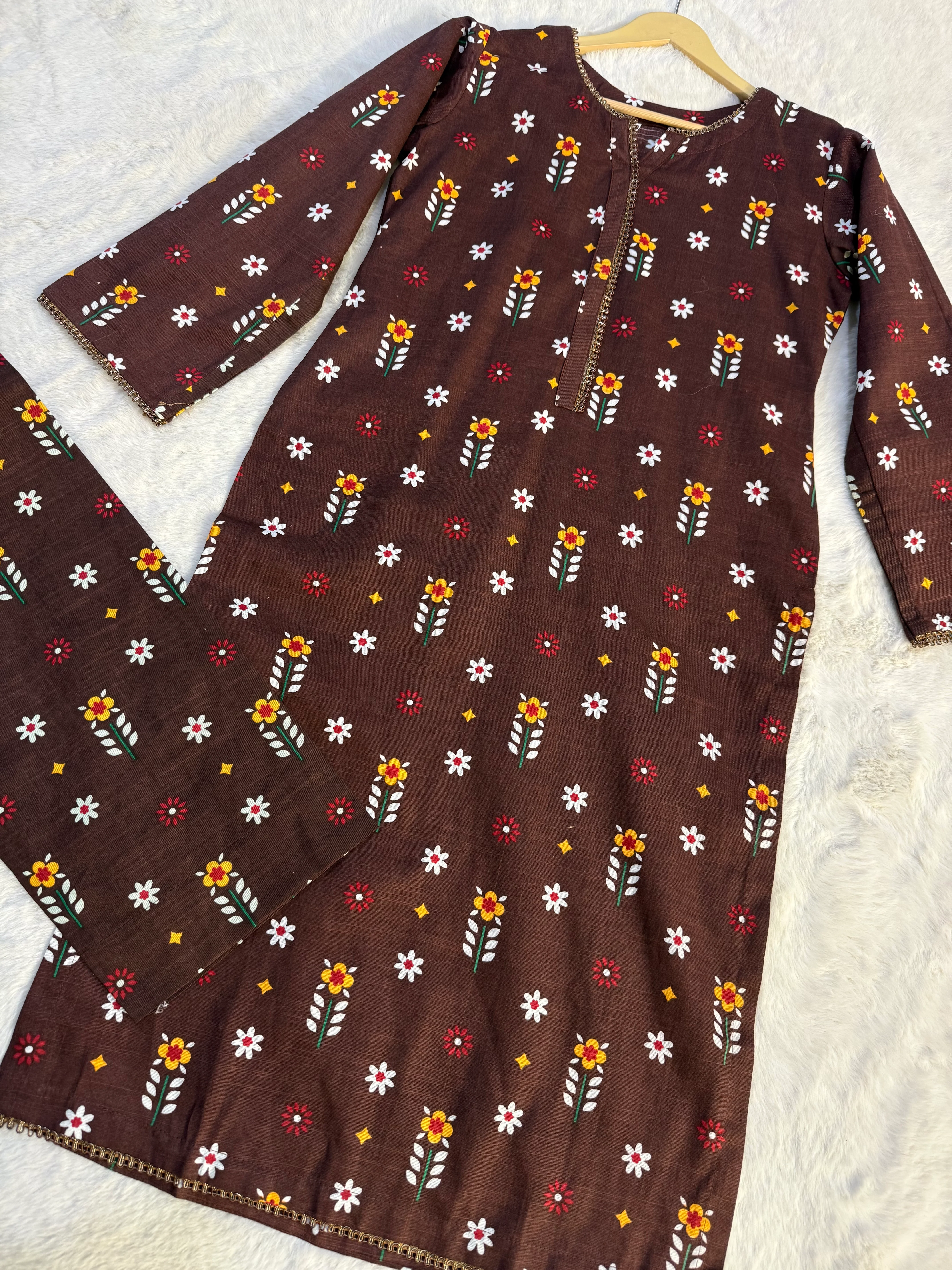 SLMN-21 Readymade Khaddar Co-ord - Image 3