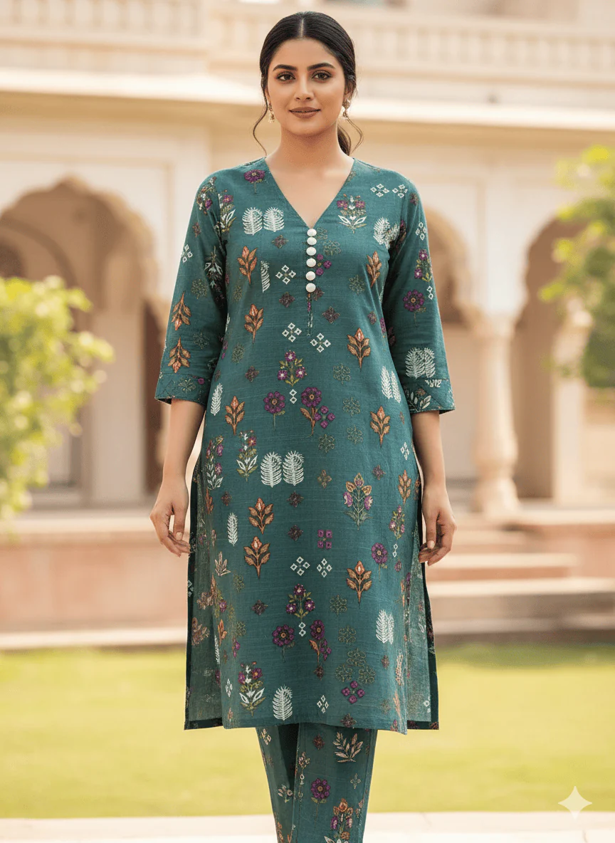 SLMN-31 Readymade Khaddar Co-ord