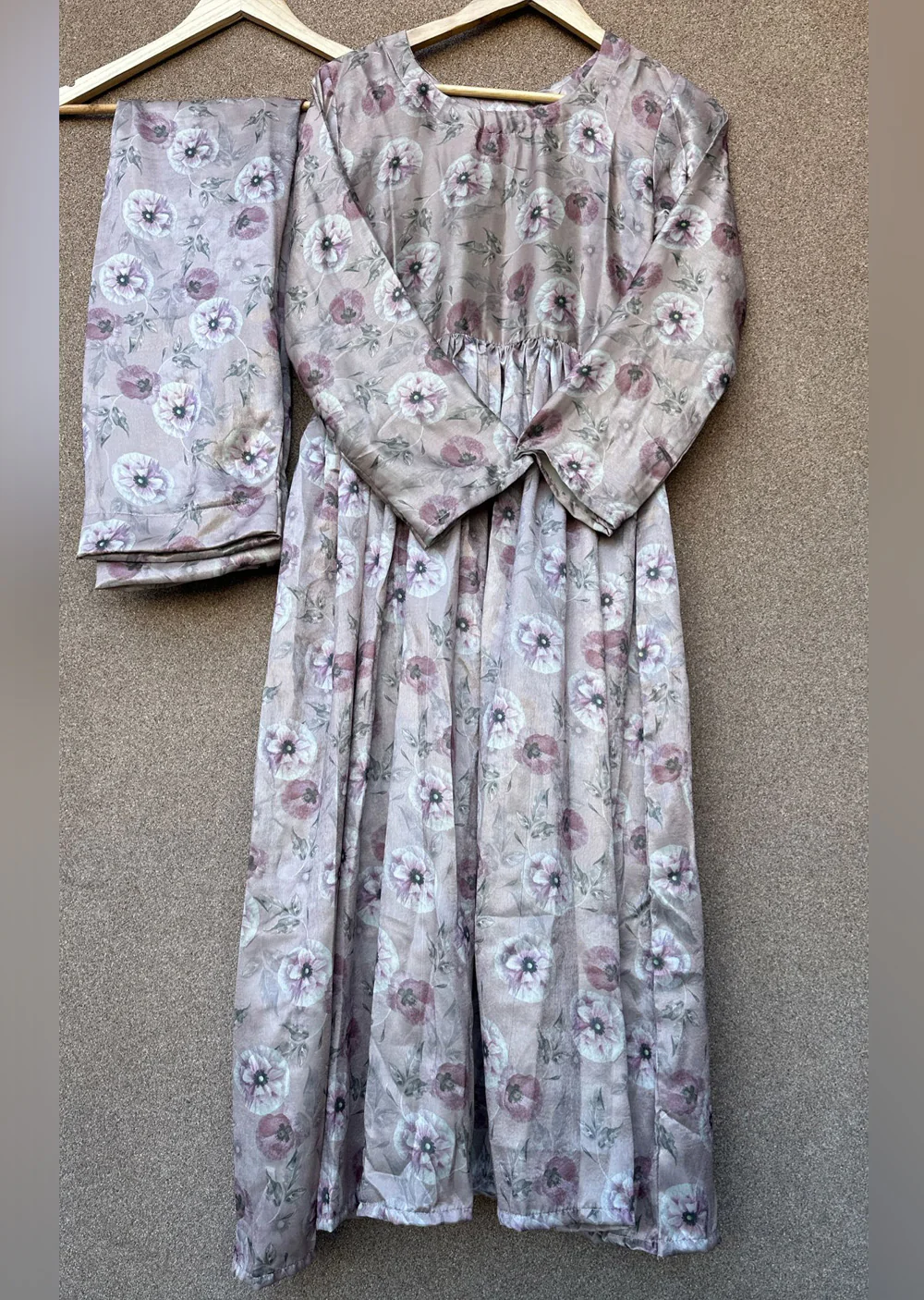 SLMPR-09 - Peach - Readymade - High Quality Printed Suit 2025 - Image 9
