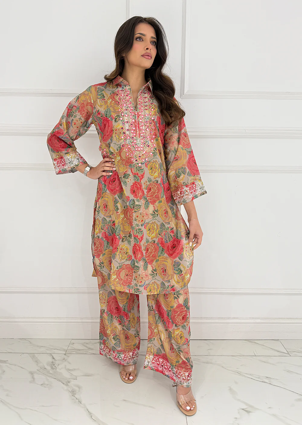 SMR3104- Readymade Silk 2 Piece Suit - Image 17