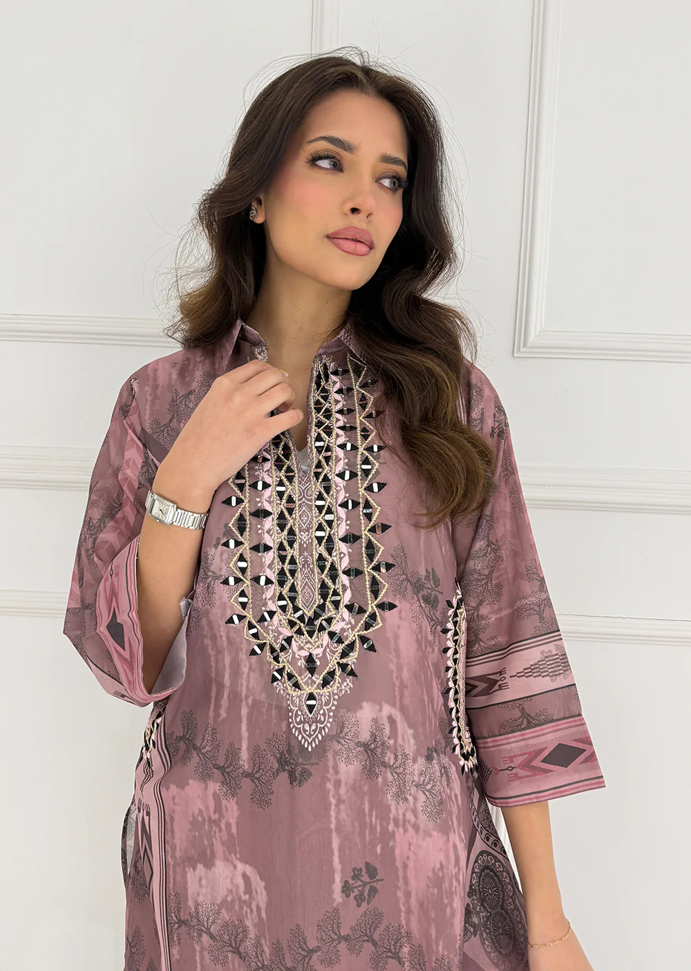 SMR3104- Readymade Silk 2 Piece Suit - Image 41