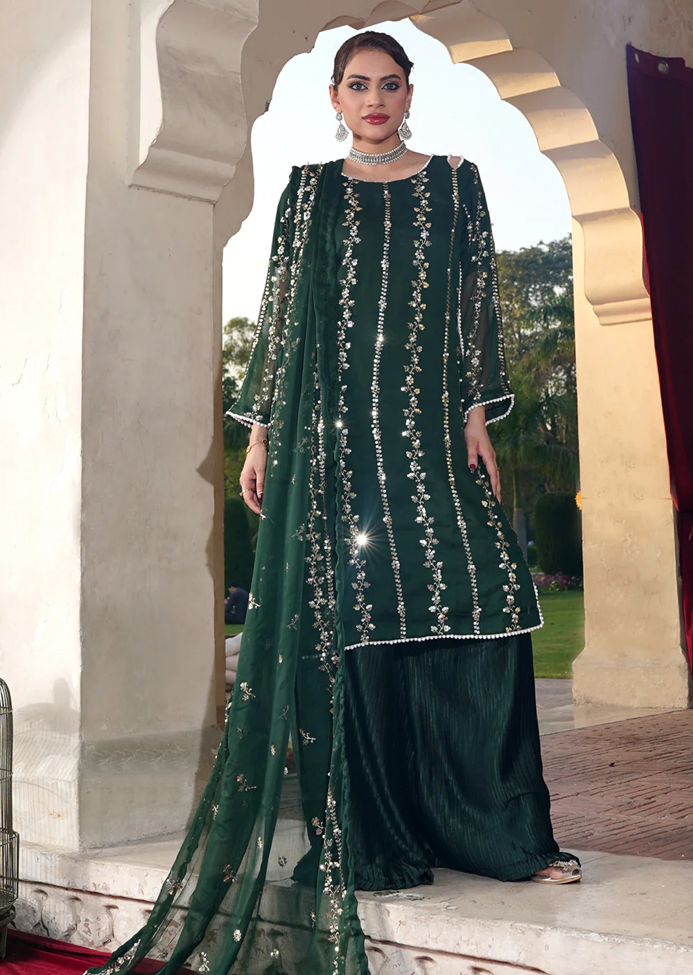 SMR3140 - Readymade - Laraib Chiffon Suit 2025 - Image 14