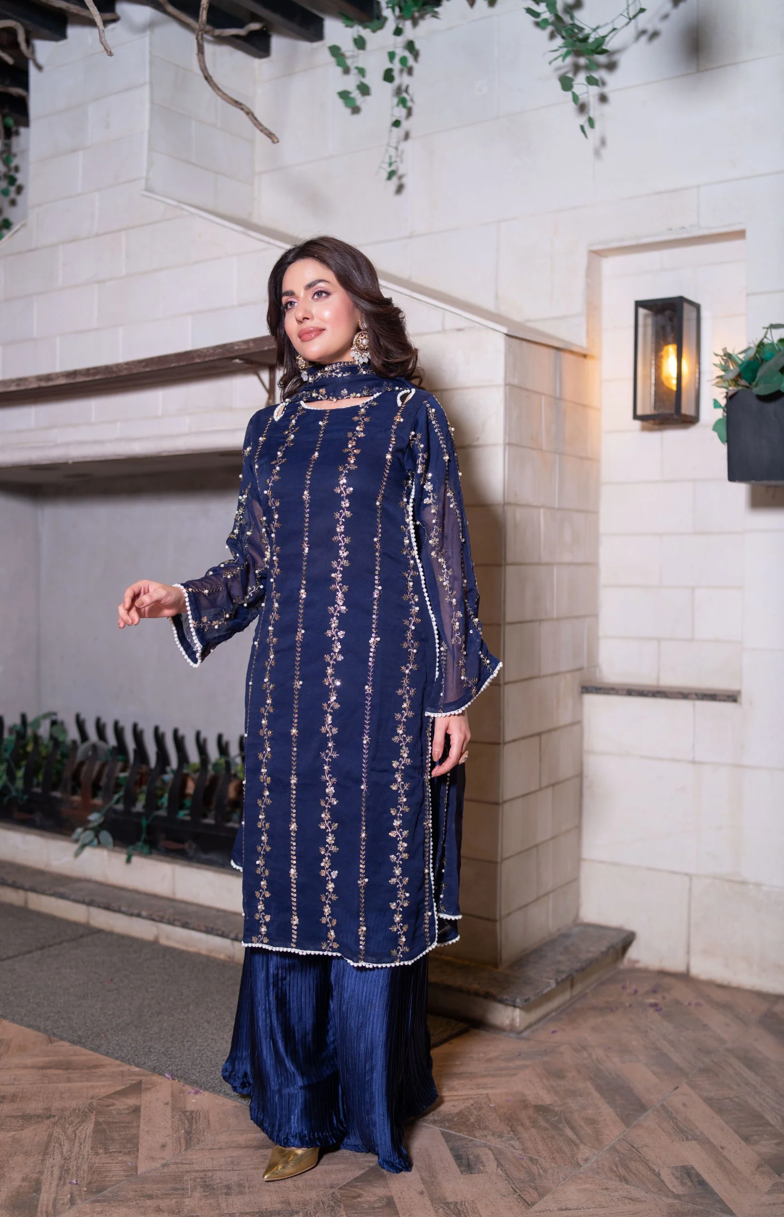 SMR3140 - Readymade - Laraib Chiffon Suit 2025 - Image 33