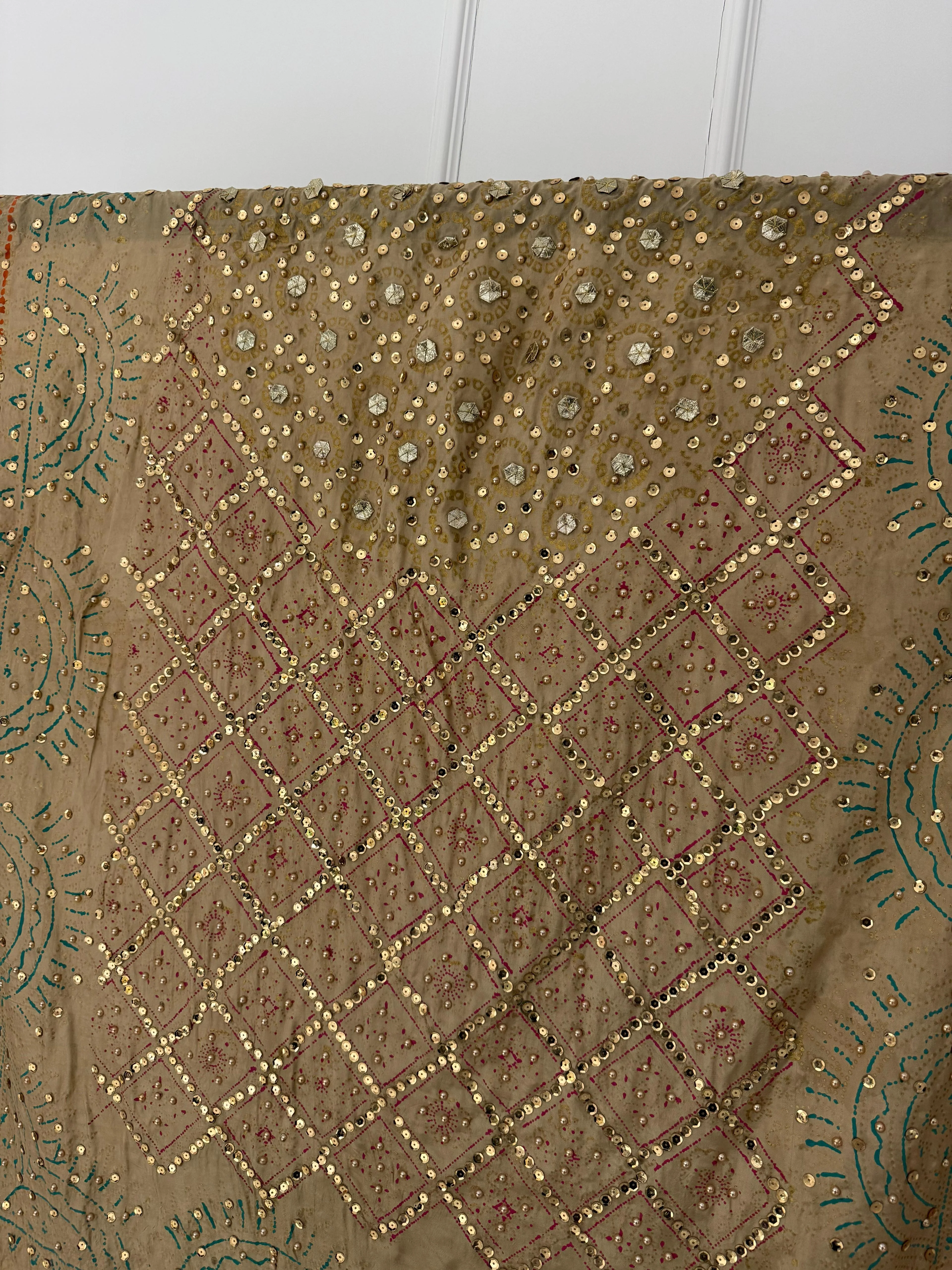 SMR7101 - Block Print Wedding Duppattas - Image 5