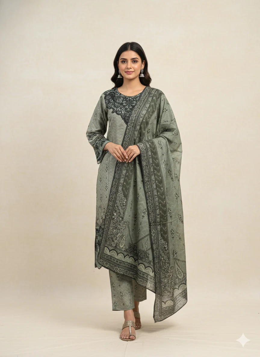 SMRF-21 -Readymade luxury Khaddar Suit 2025