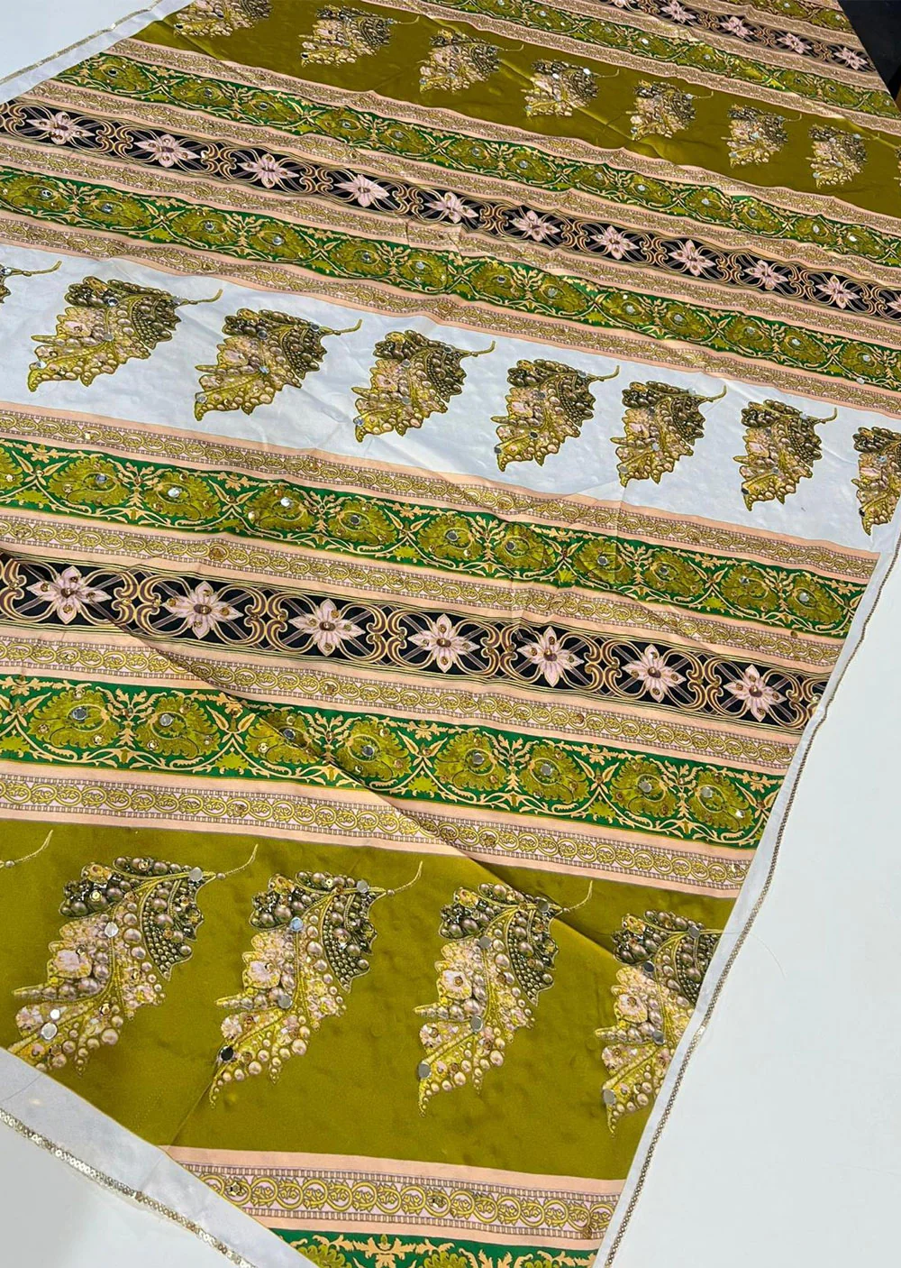 SMSH1003 Meerkali Silk Duppatta - Image 2
