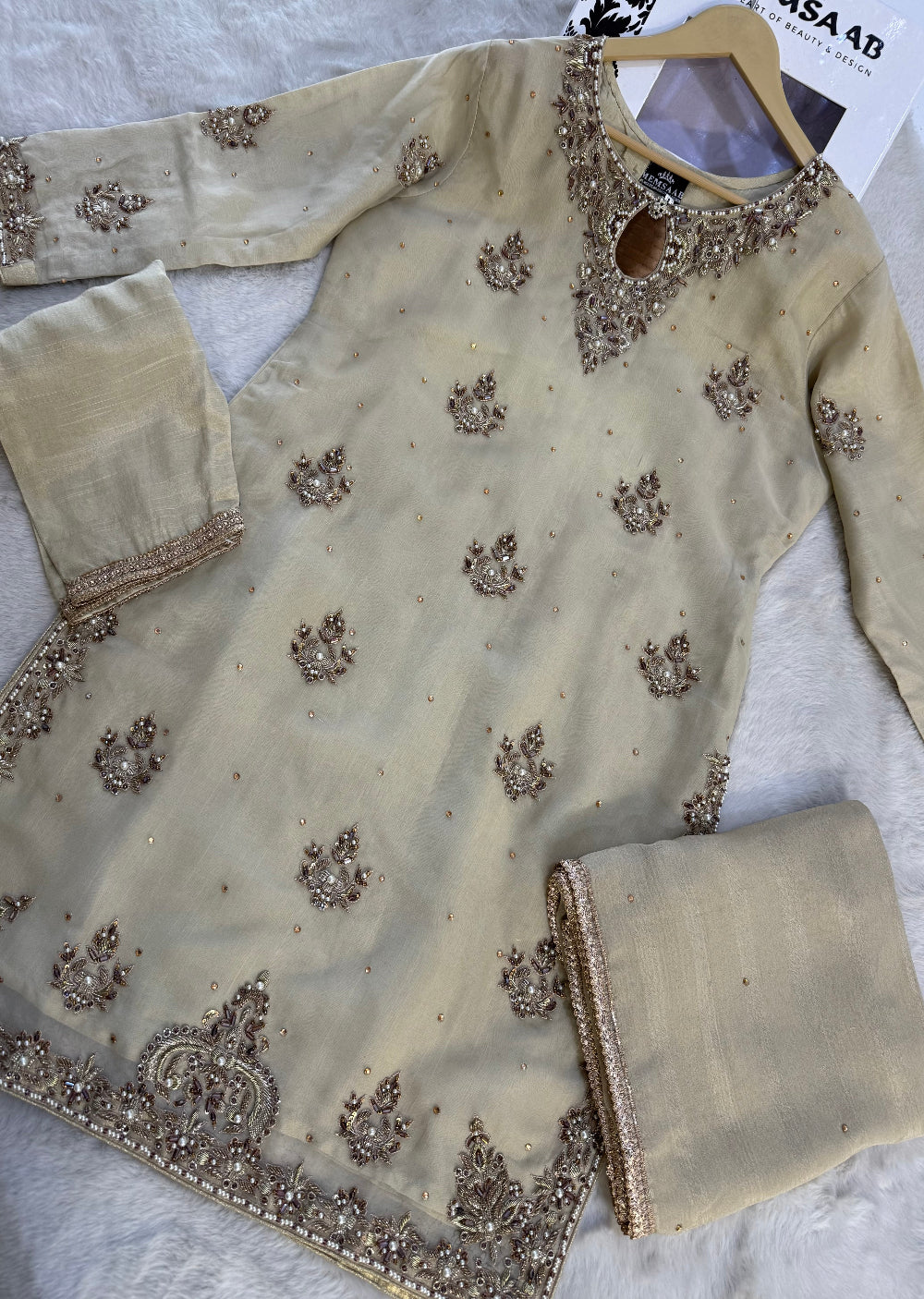 SRB114 - Readymade - Sehrish B Designer Suit - Image 3