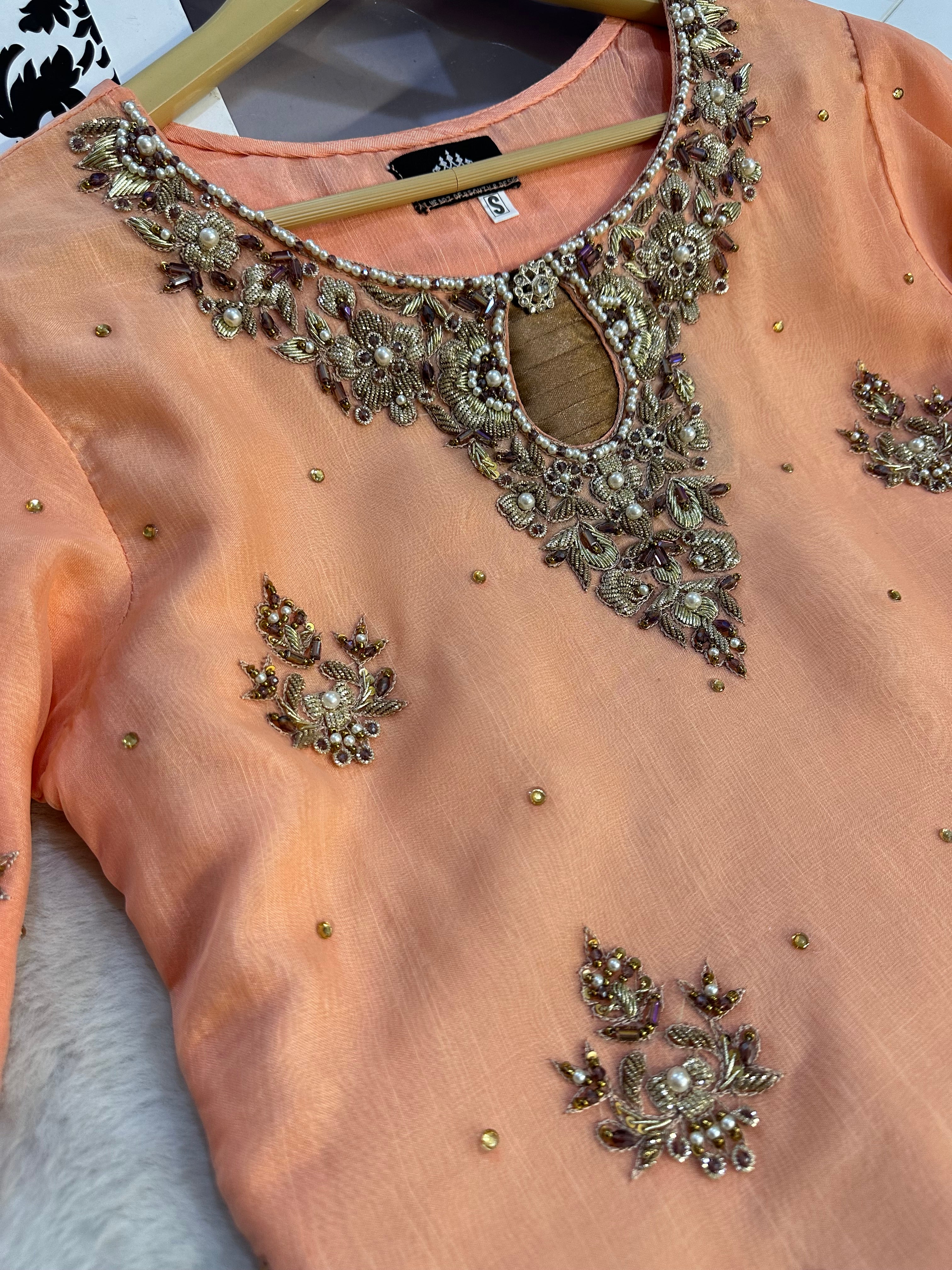 SRB114 - Readymade - Sehrish B Designer Suit - Image 8