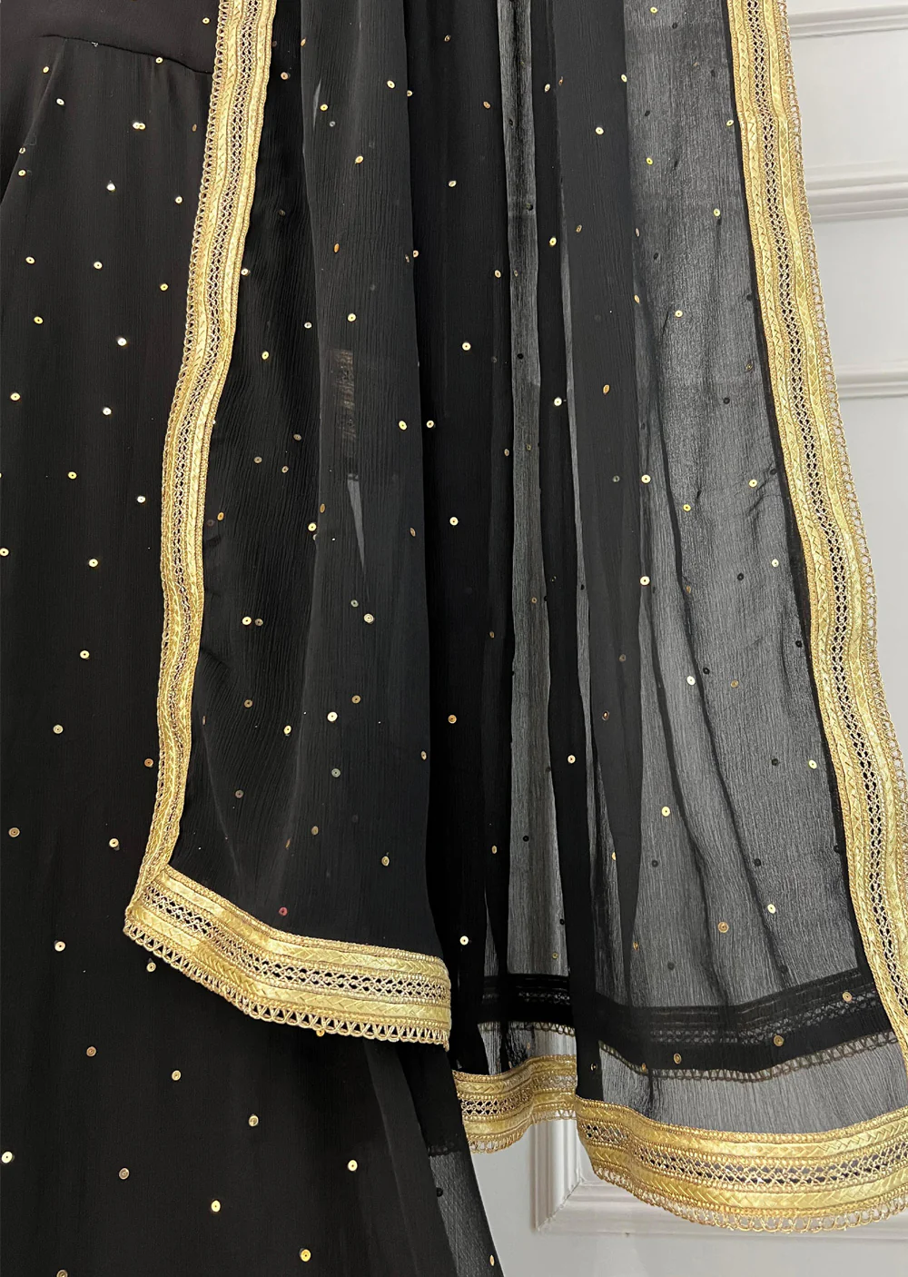 SRB1301 - Nayaab - Black - Sehrish.B Designer - Image 5