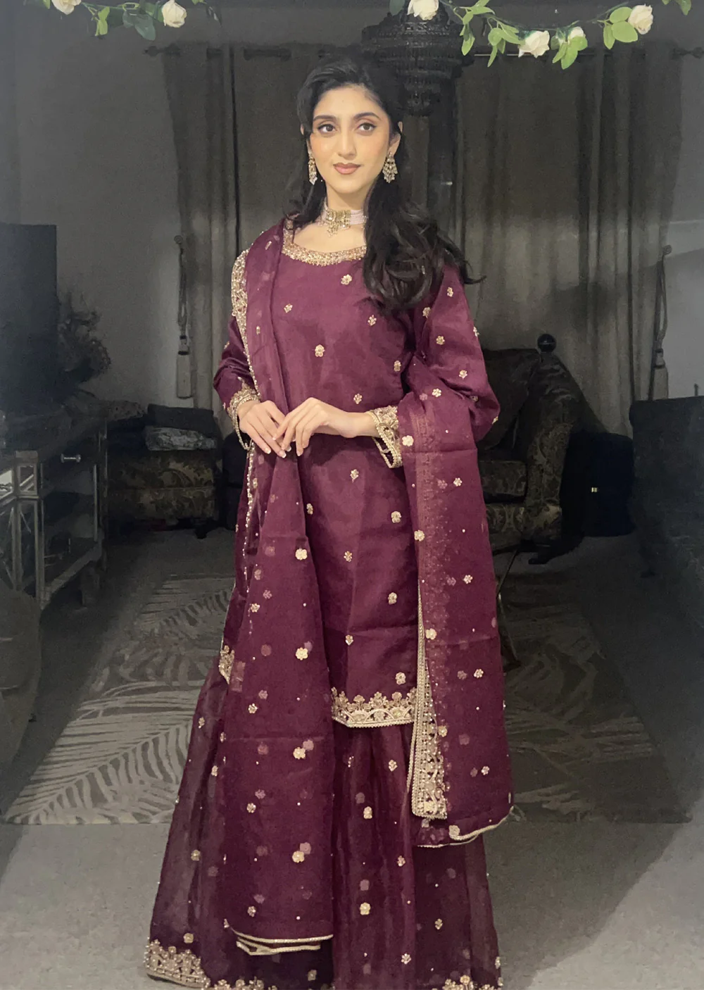SRB1305 - Bano - Purple - Sehrish.B Designer - Image 13