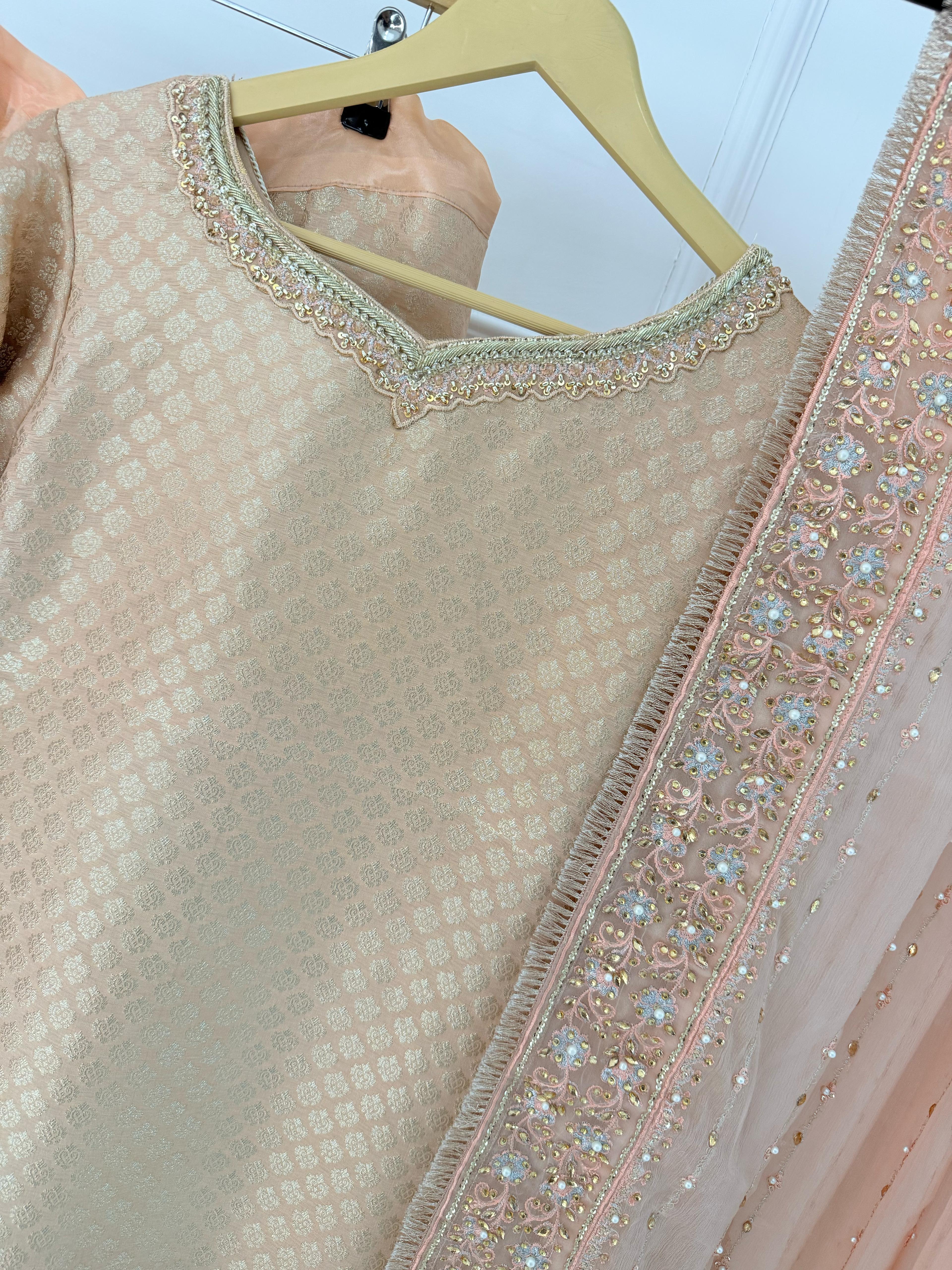 SRB1321 - Peach - Sehrish.B Designer - Image 5
