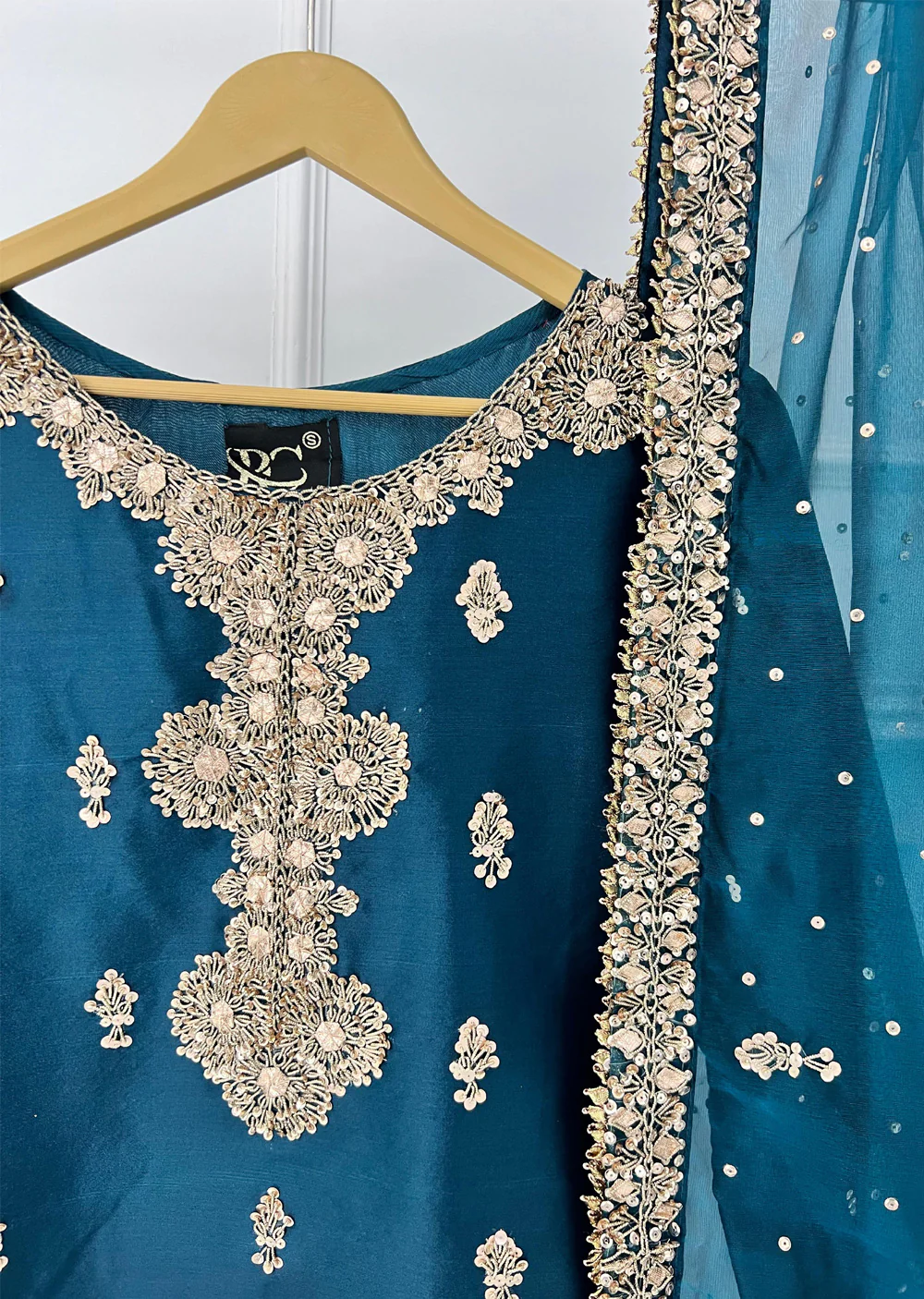 SRB1306 - Reem - Teal - Sehrish.B Designer - Image 3