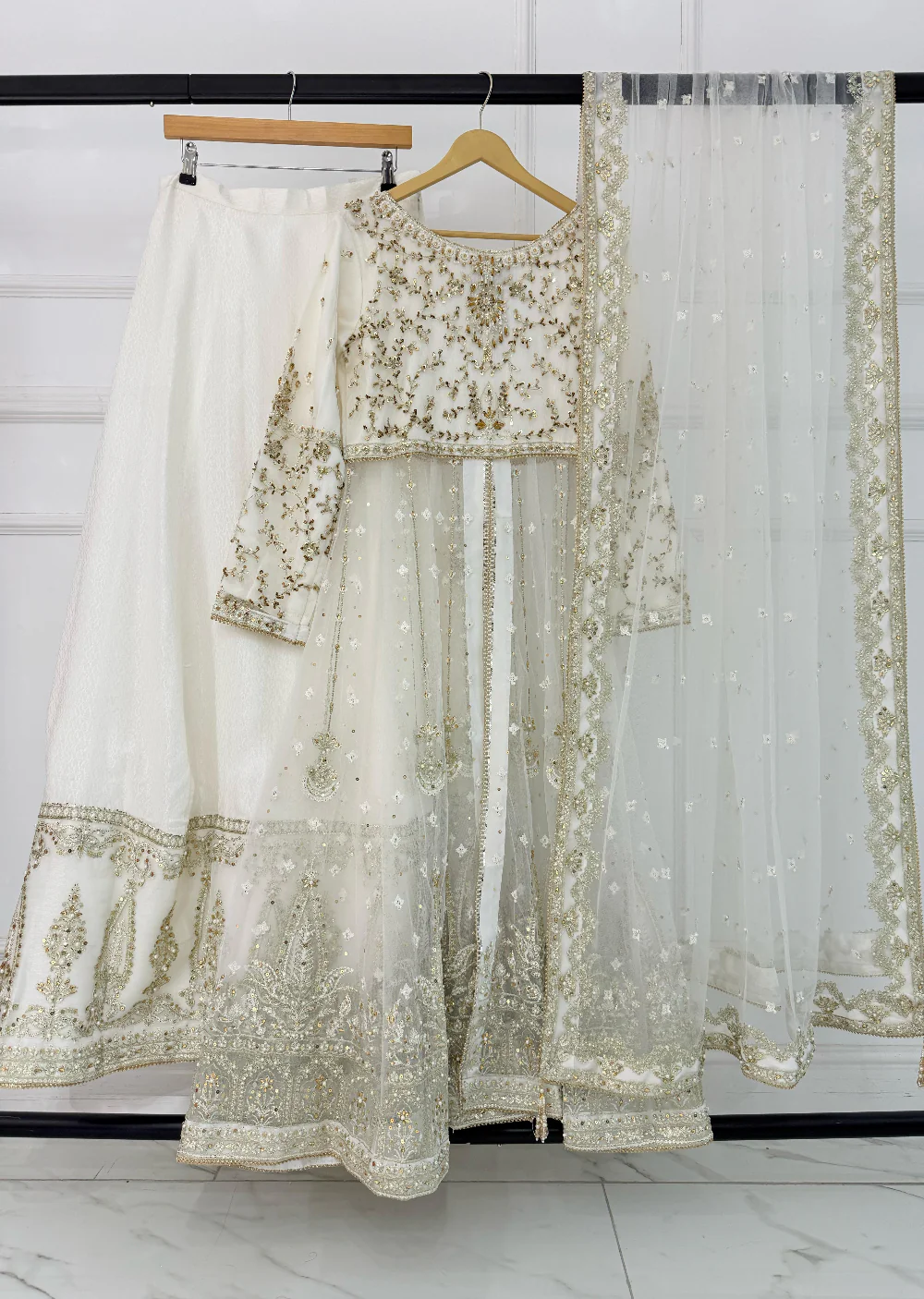 SRB1308 - Reshamgar - Lilac Sehrish.B Designer Suit - Image 6