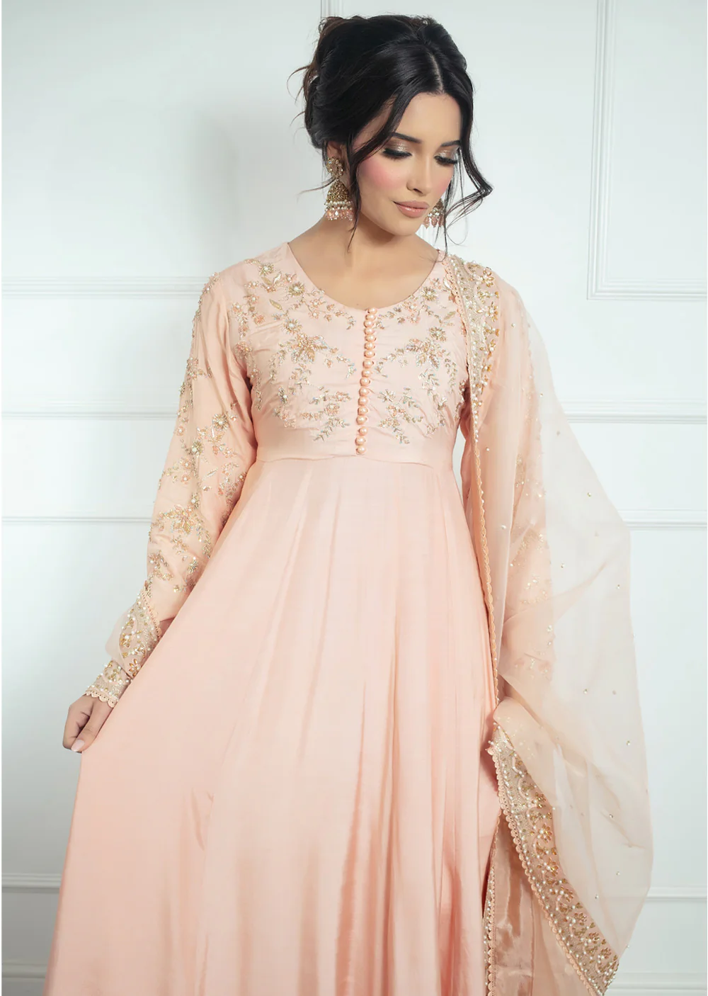 SRB1318 - Pink - Readymade - Sehrish.B Designer - Image 3