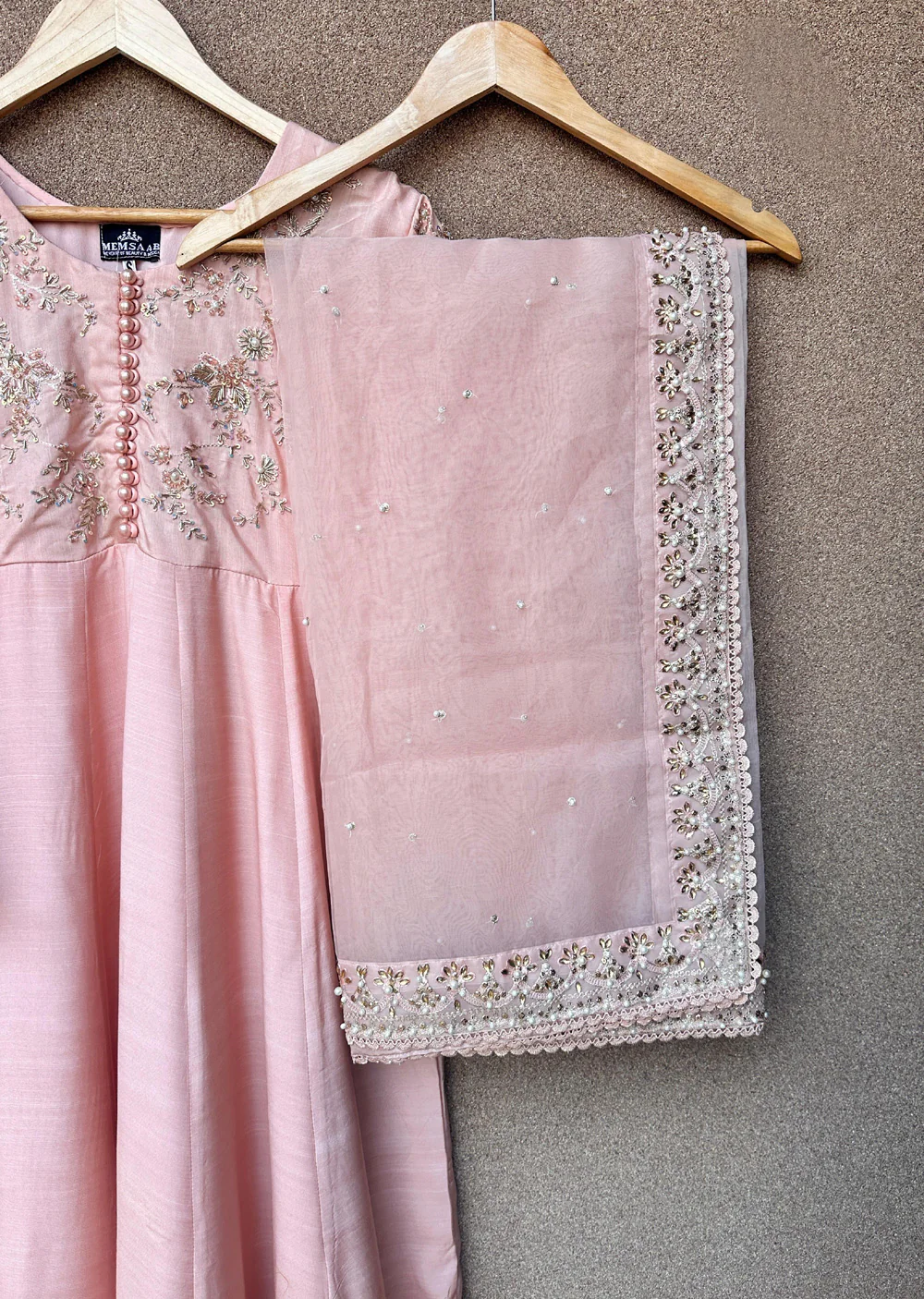 SRB1318 - Pink - Readymade - Sehrish.B Designer - Image 8