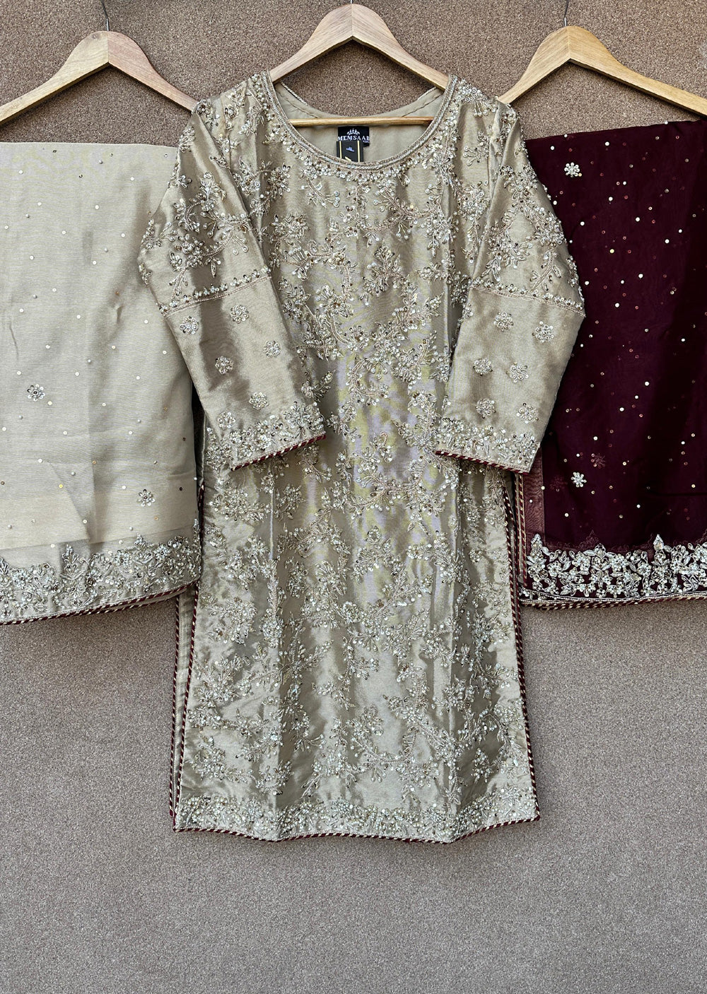 SRB1322 -Gold - Sehrish.B Designer
