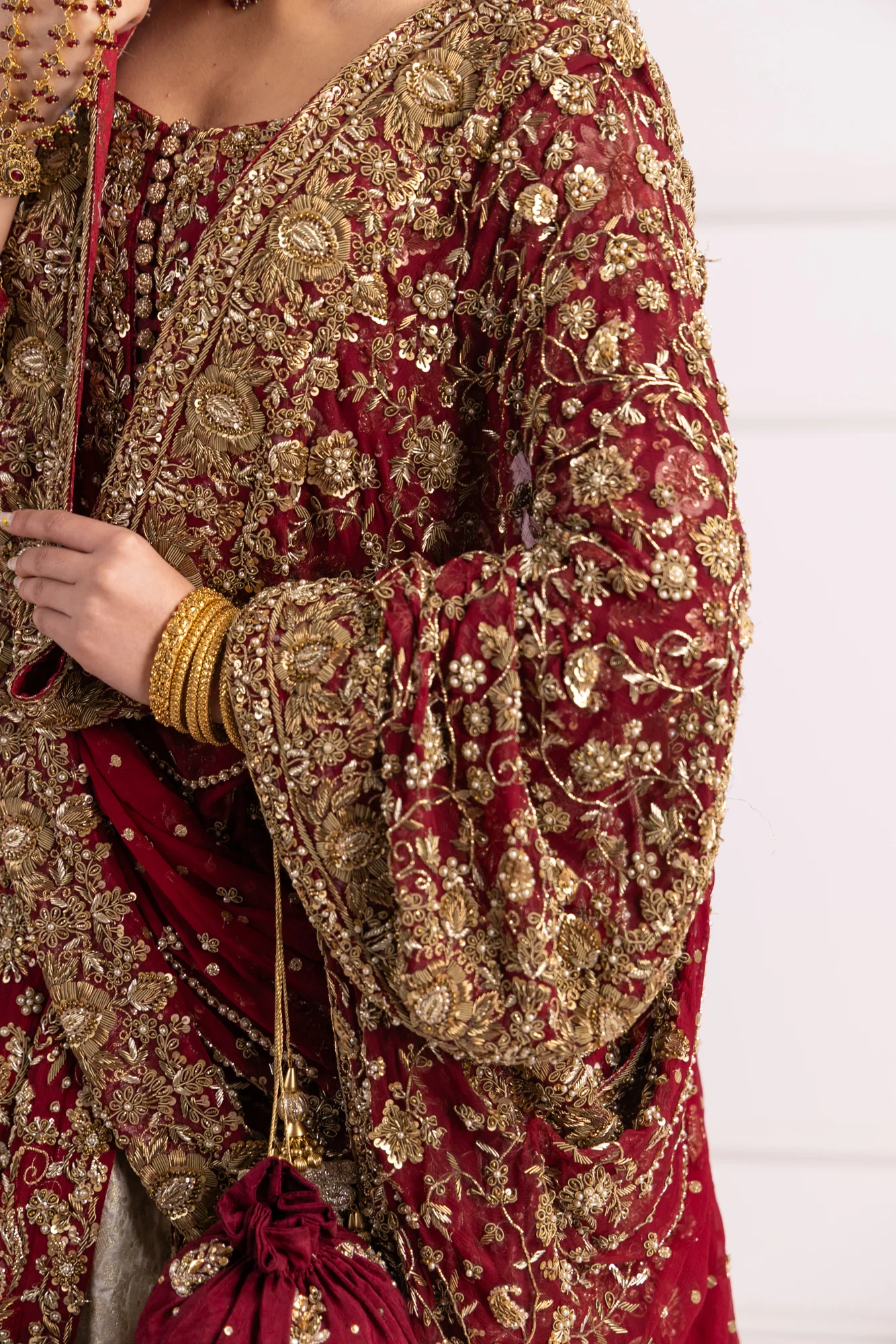 SRB2422 Muntaha - Bridal Farshi Lengha - Image 13