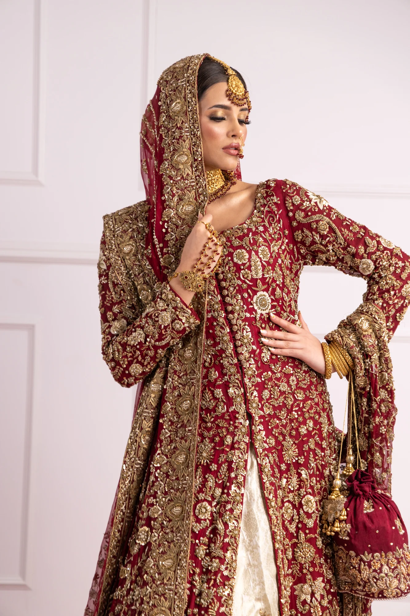 SRB2422 Muntaha - Bridal Farshi Lengha - Image 3