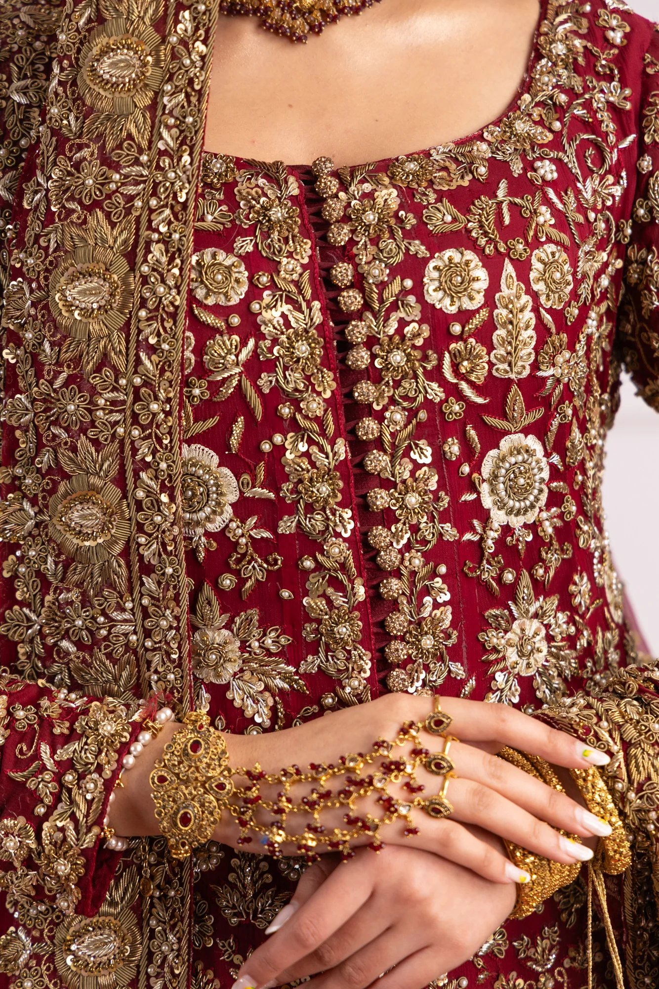 SRB2422 Muntaha - Bridal Farshi Lengha - Image 6