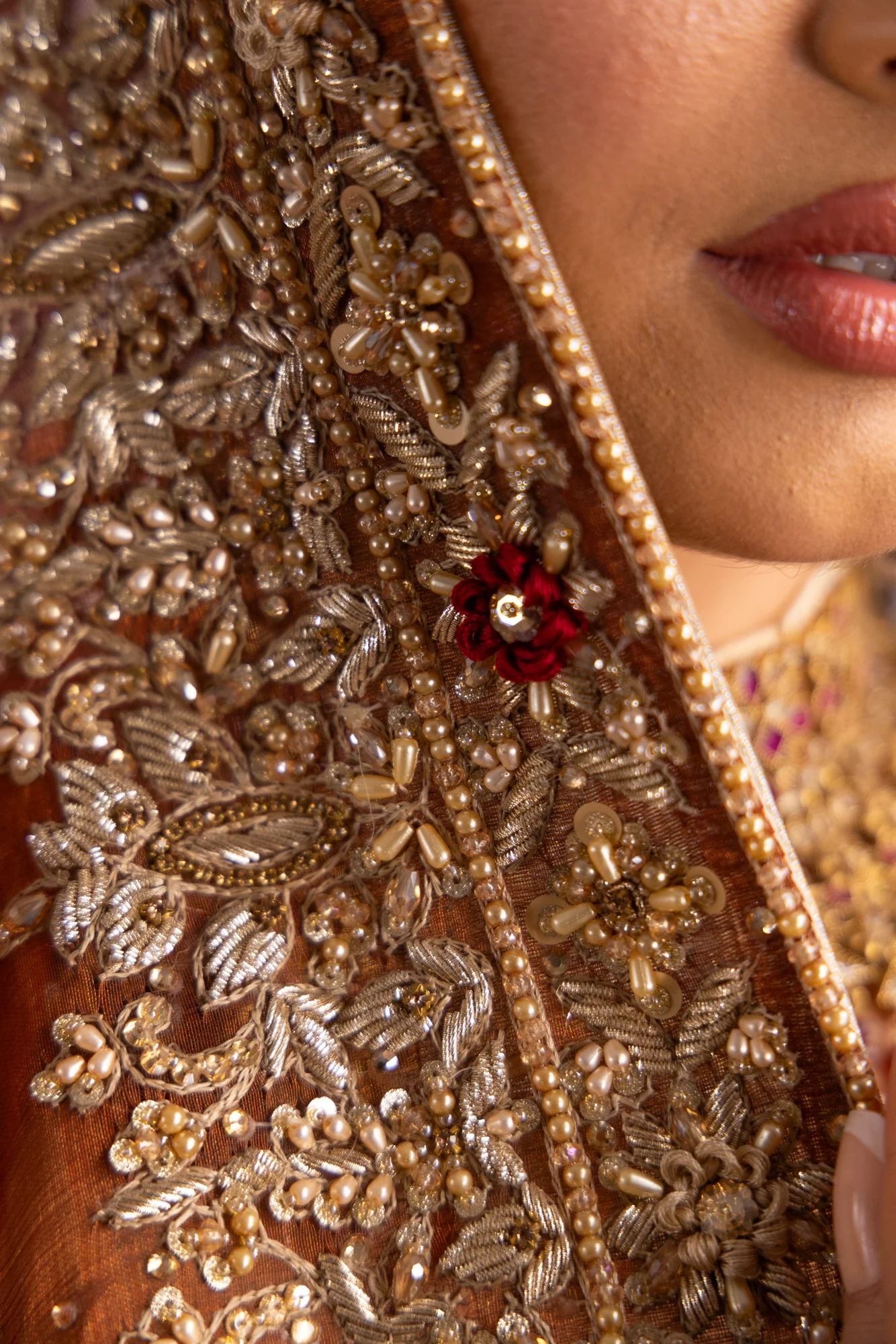 SRB2423 Raameen - Bridal Lengha - Image 5