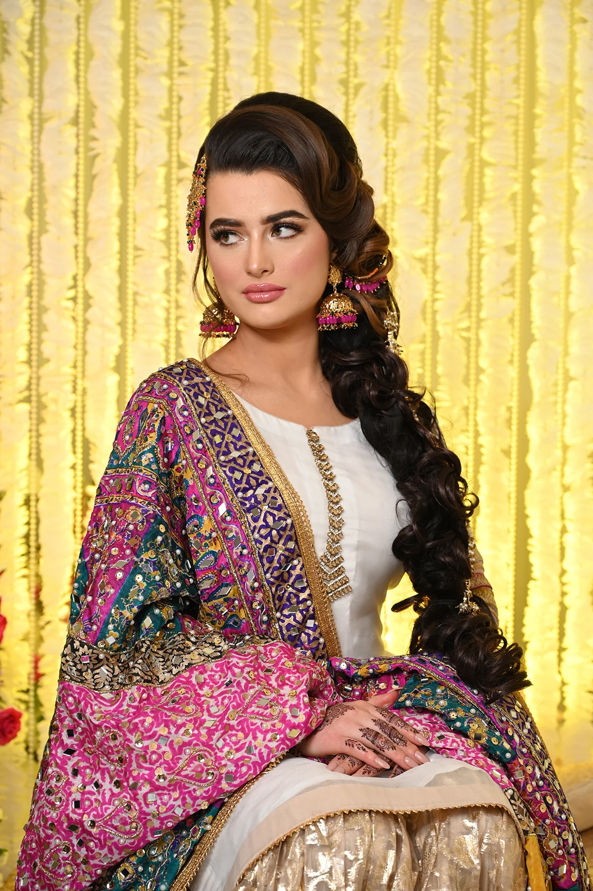 SRB9927 - KAJOL - Sehrish.B Designer (Shararah Version) - Image 3